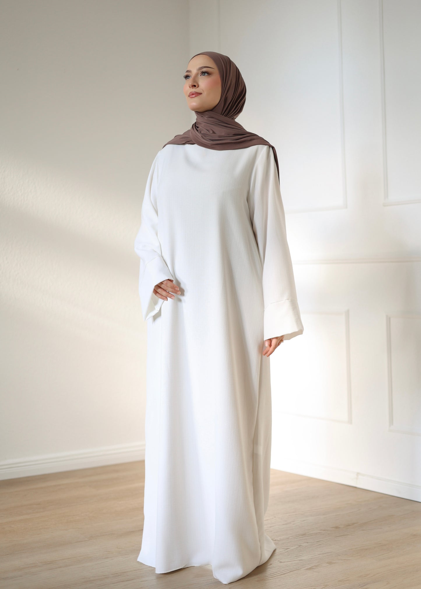 Basic Abaya Leinenoptik SWAN