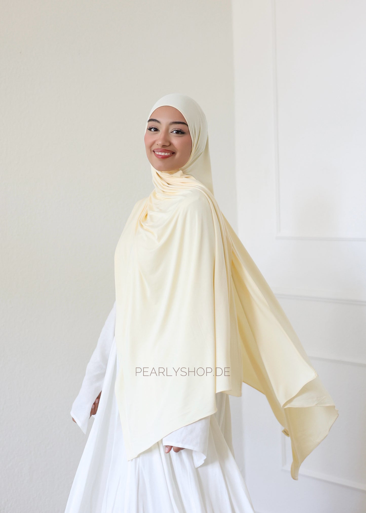 Breathable Bamboo Hijab BUTTER YELLOW