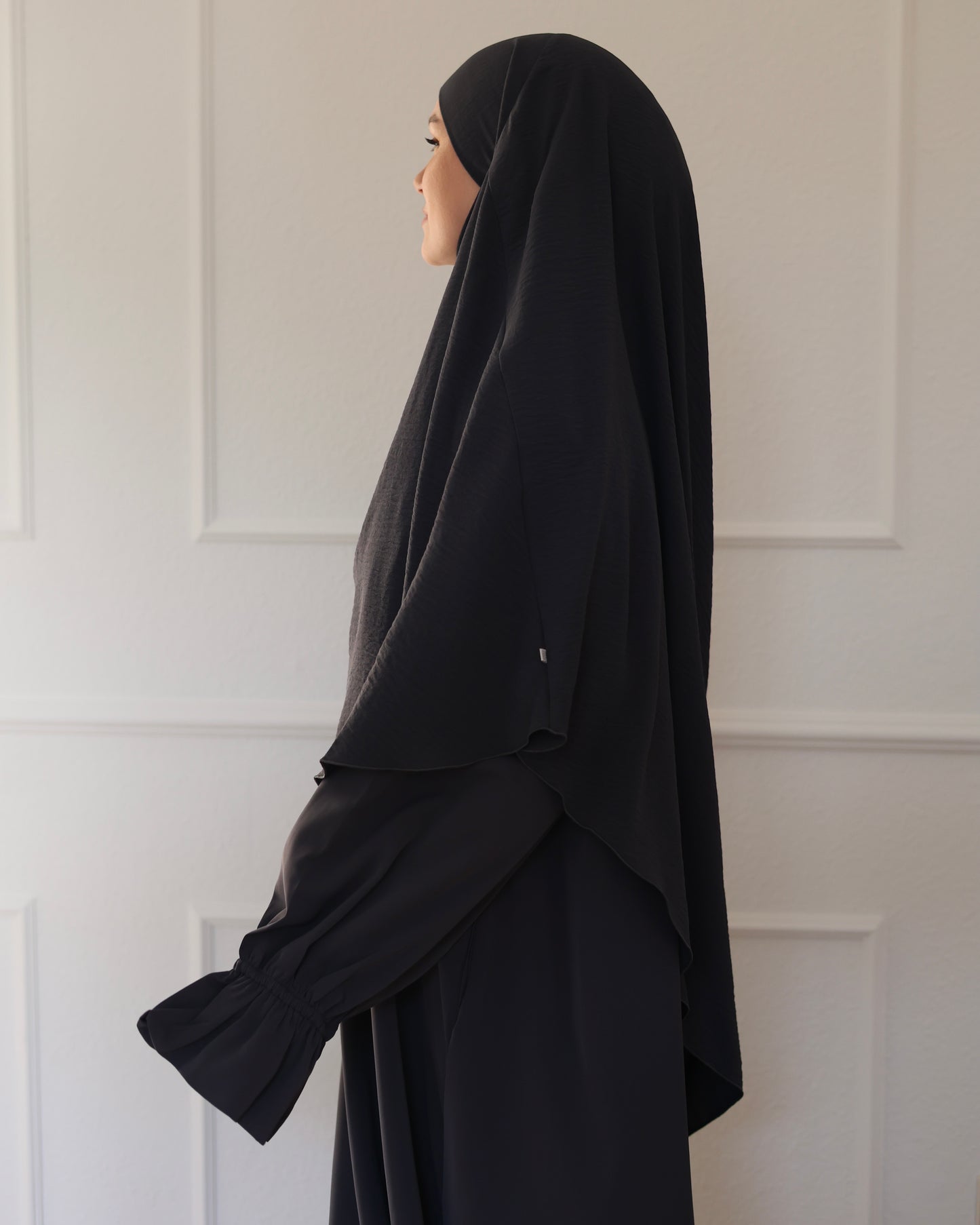 COLLECTION PEARLY Khimar en coton MER