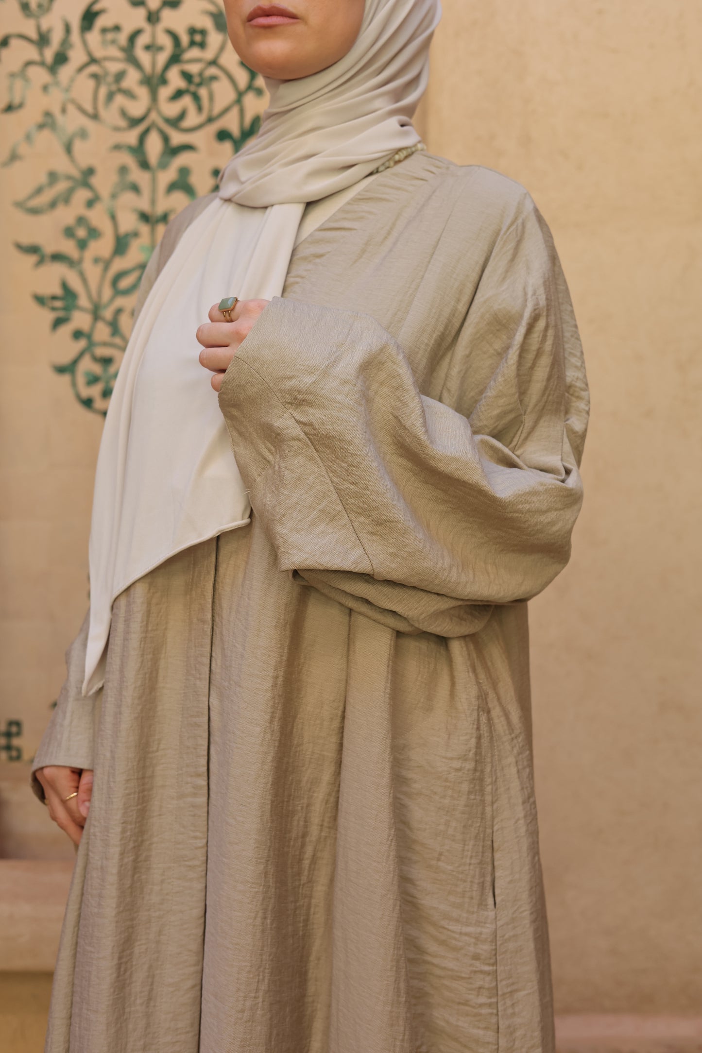 Abaya en lin DESERT