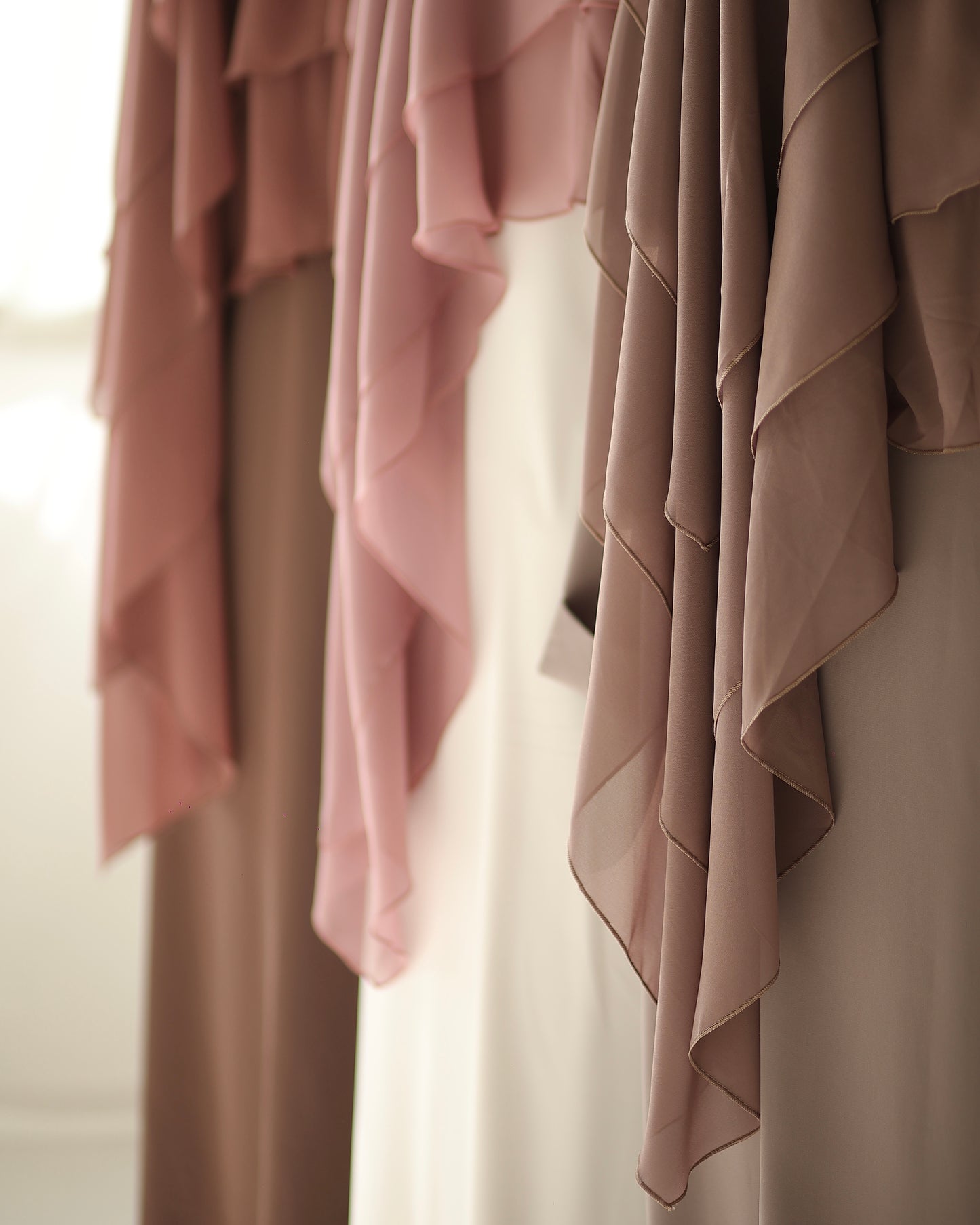 Chiffon Khimar TAUPE