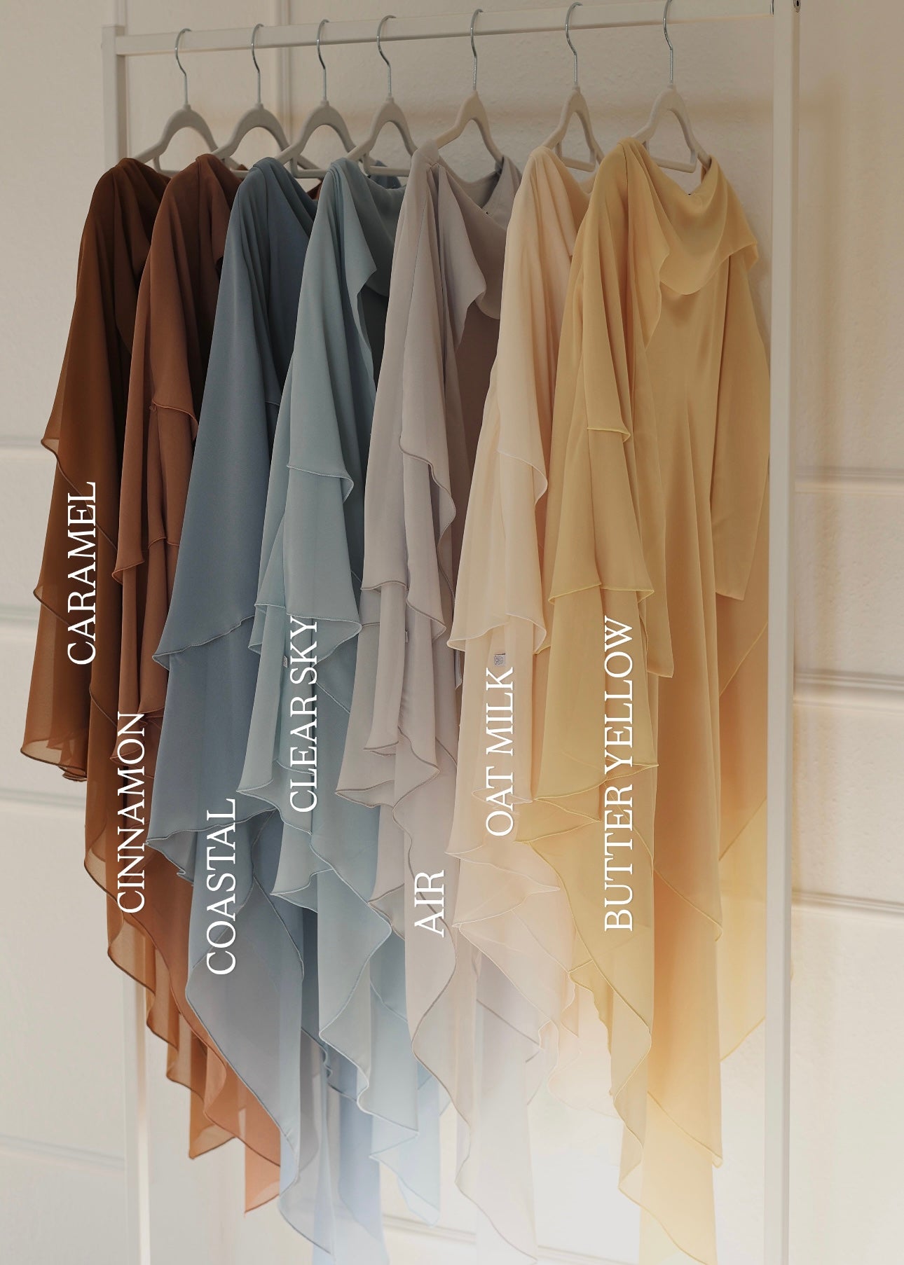 Chiffon Khimar CINNAMON