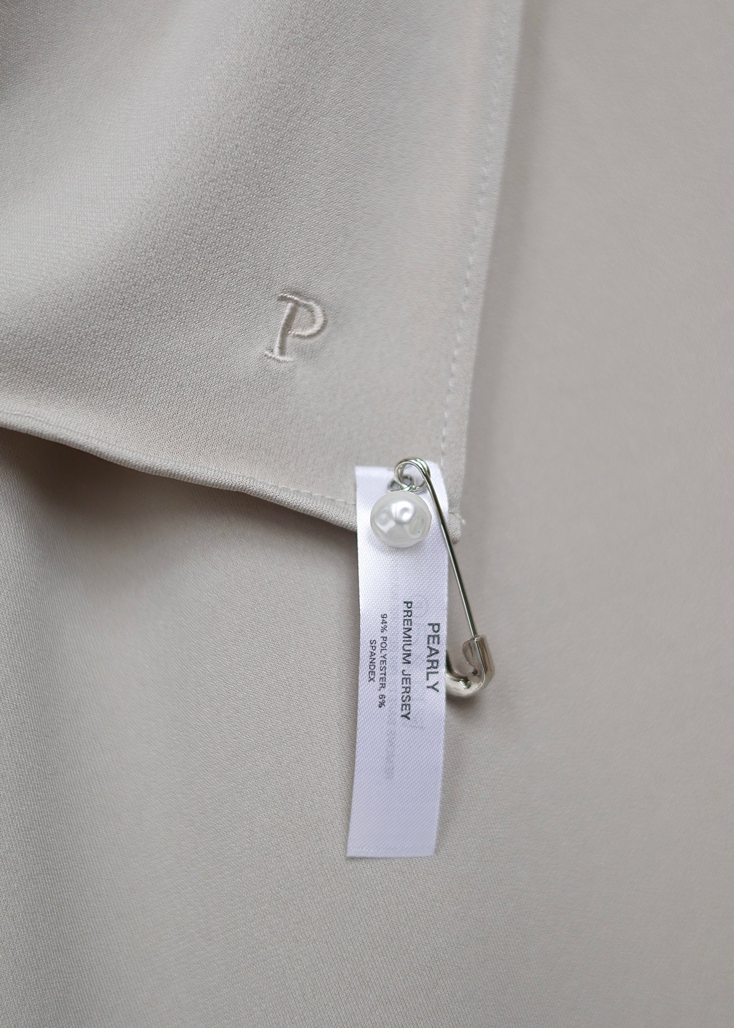 PEARLY Premium Jersey OYSTER