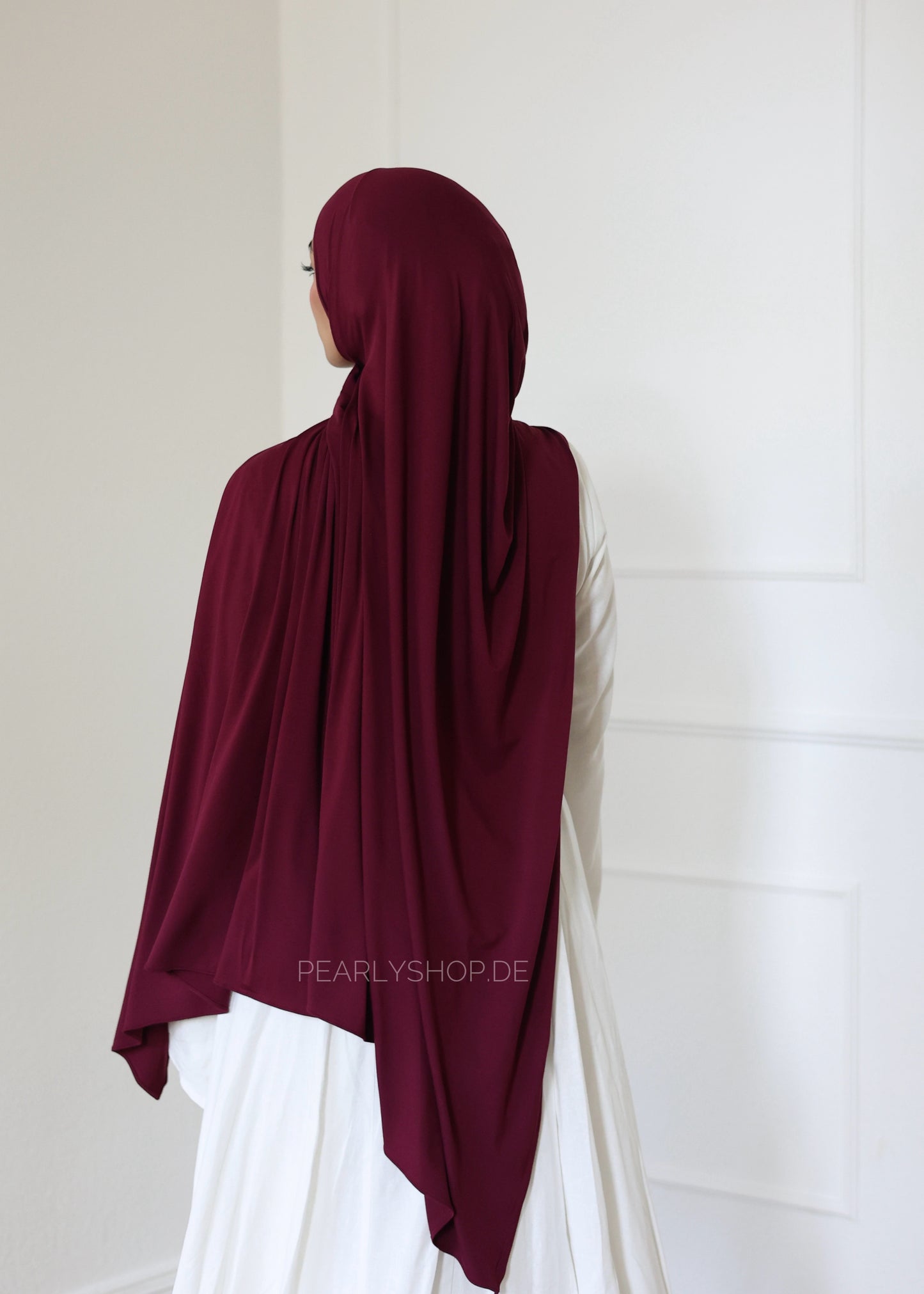 Breathable Bamboo Hijab BURGUNDY