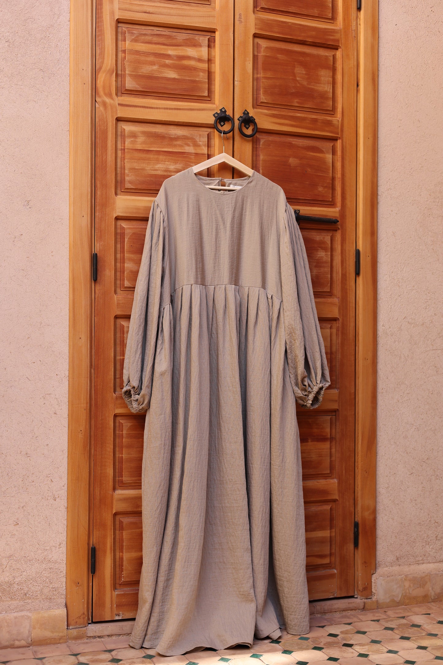 Flowy Linen Dress DESERT