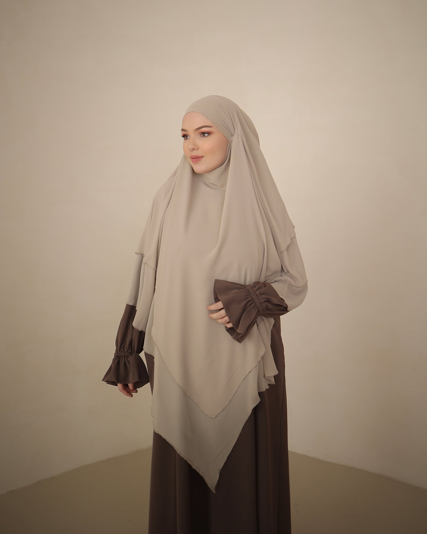 Abaya romantique SANDCASTLE