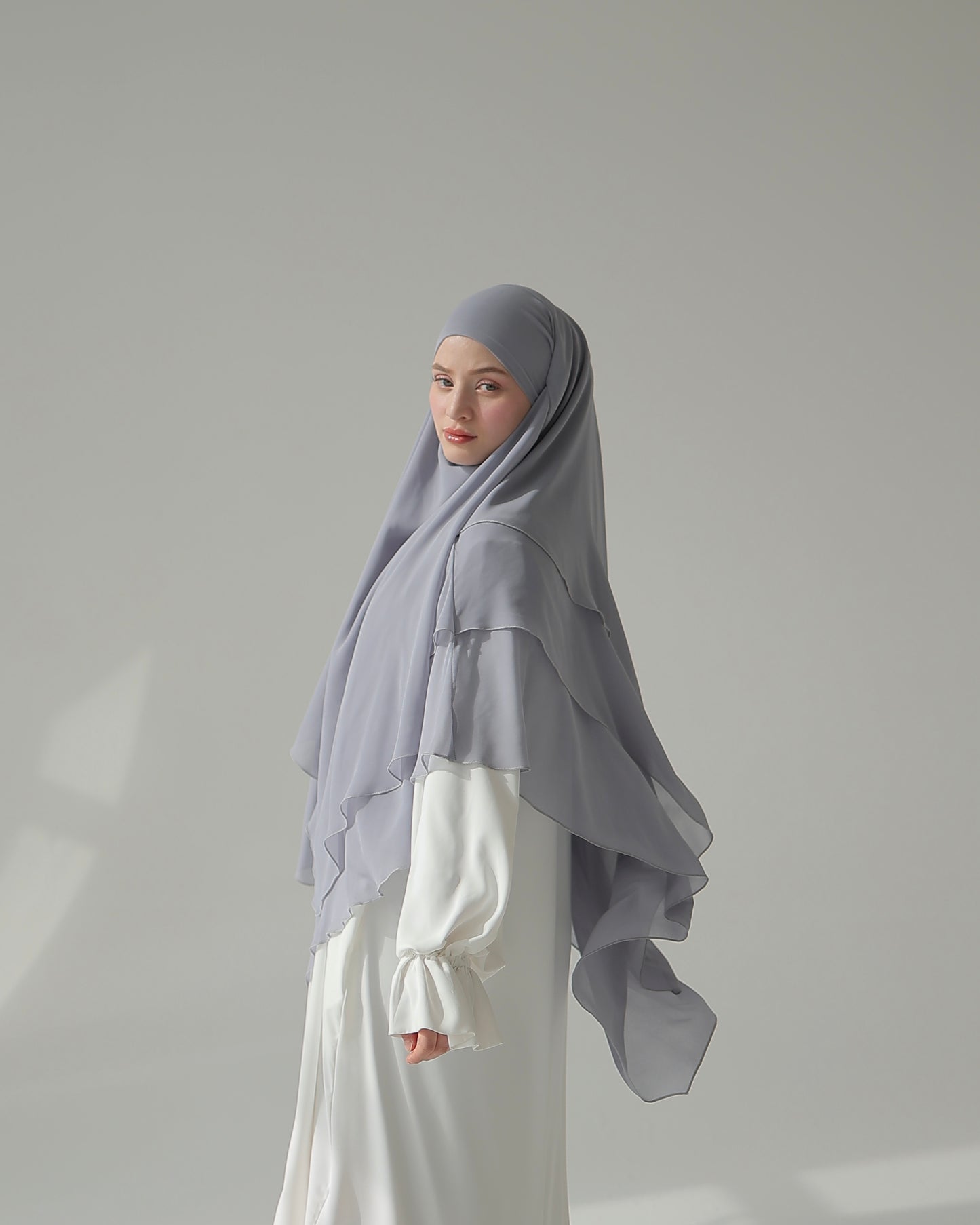 Three-layer chiffon Khimar ICE