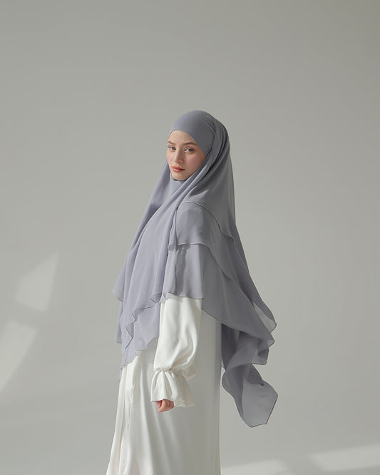 Three-layer chiffon Khimar ICE