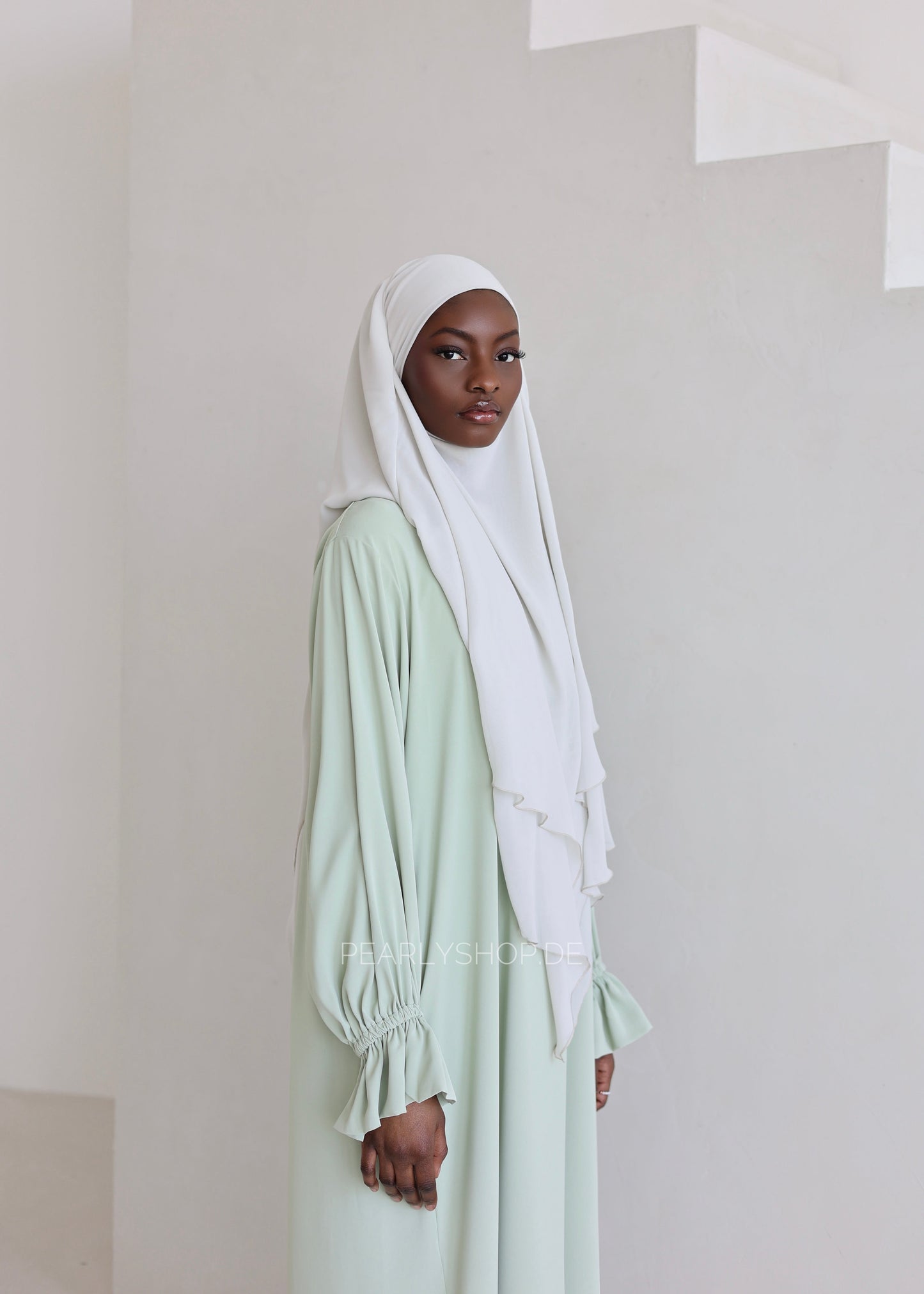 Romantic Abaya MATCHA