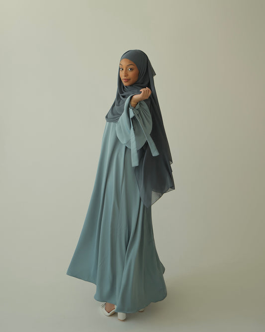 Satin Abaya OCEAN