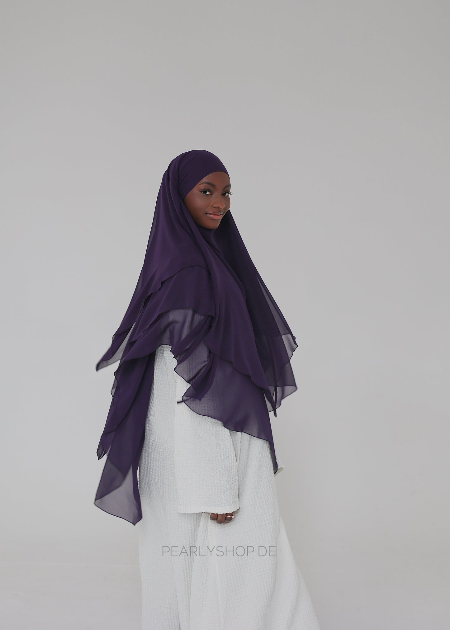 Chiffon Khimar AMETHYST