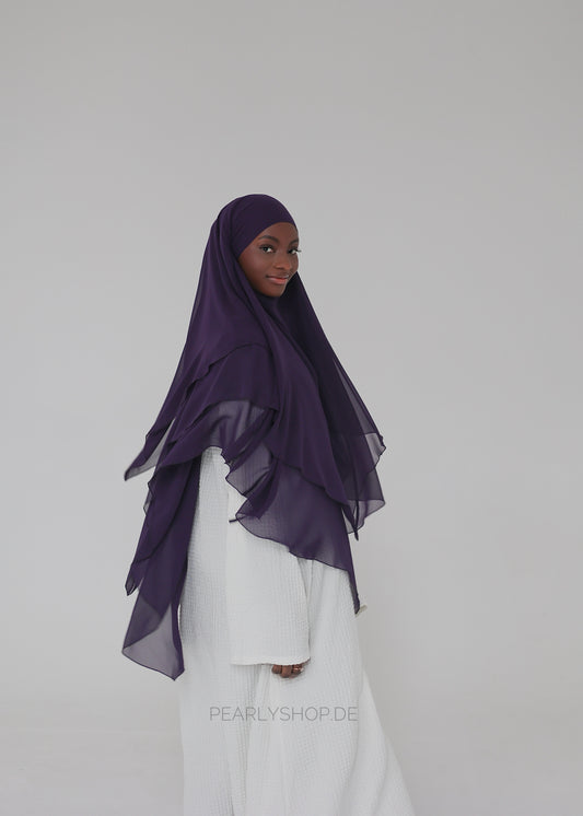 Chiffon Khimar AMETHYST