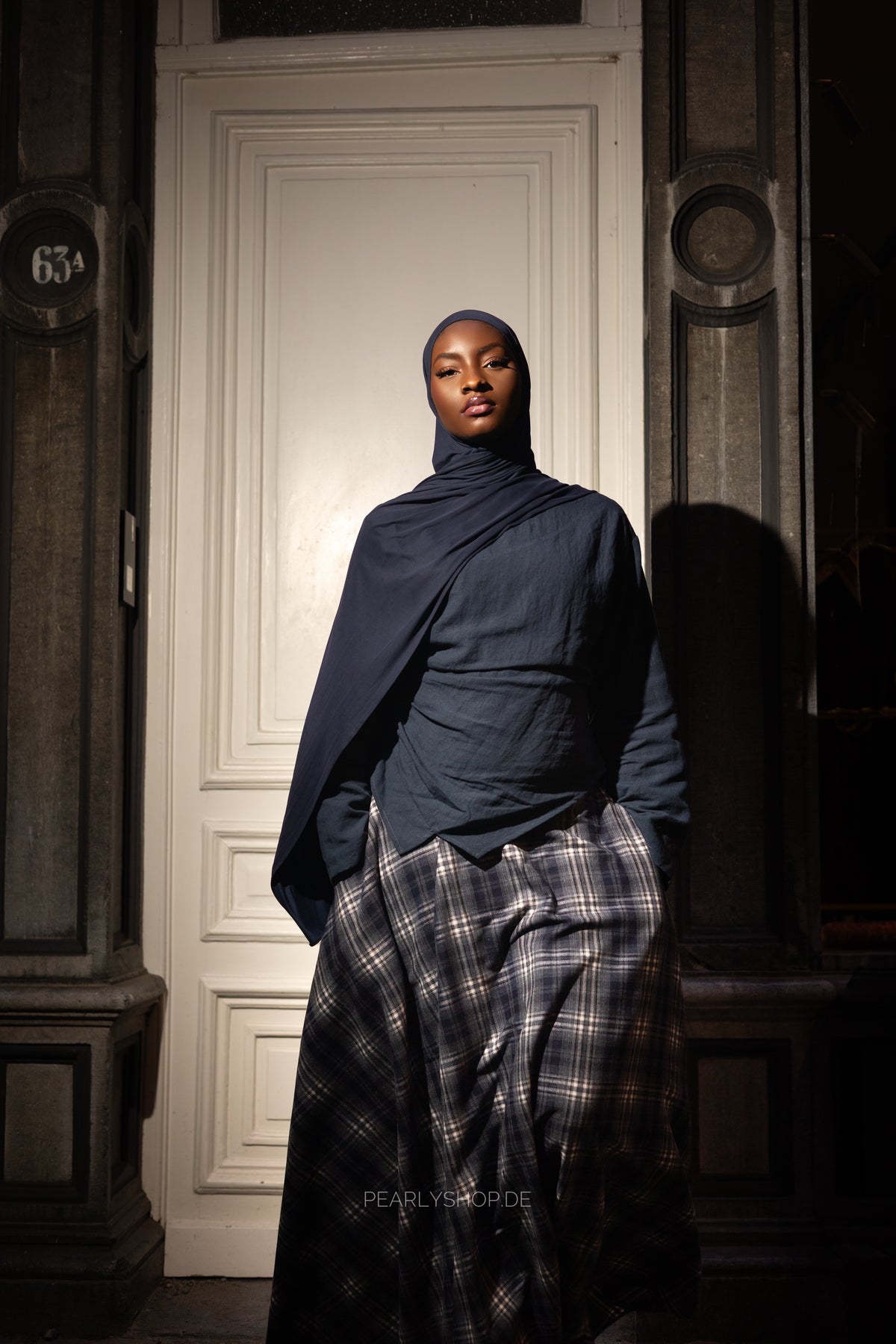 Plaid Skirt BLUE