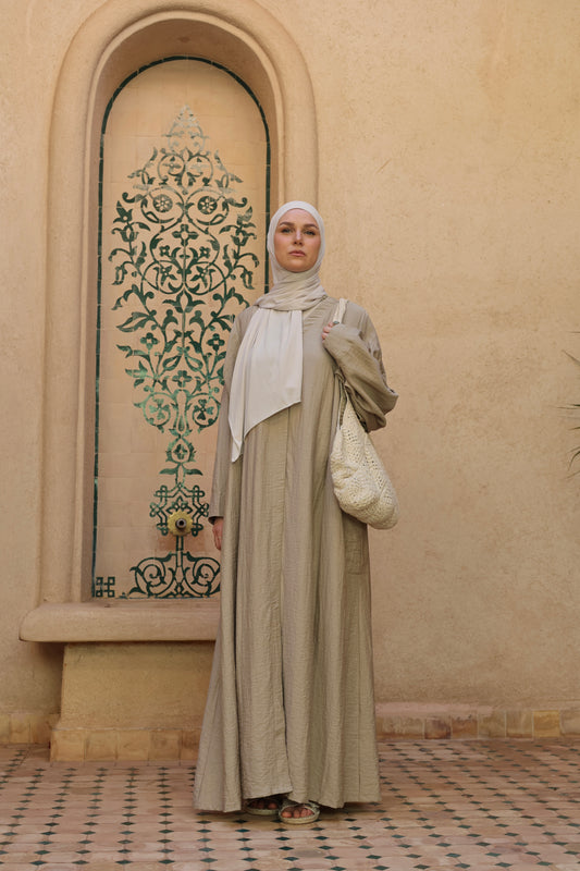 Leinen Abaya DESERT