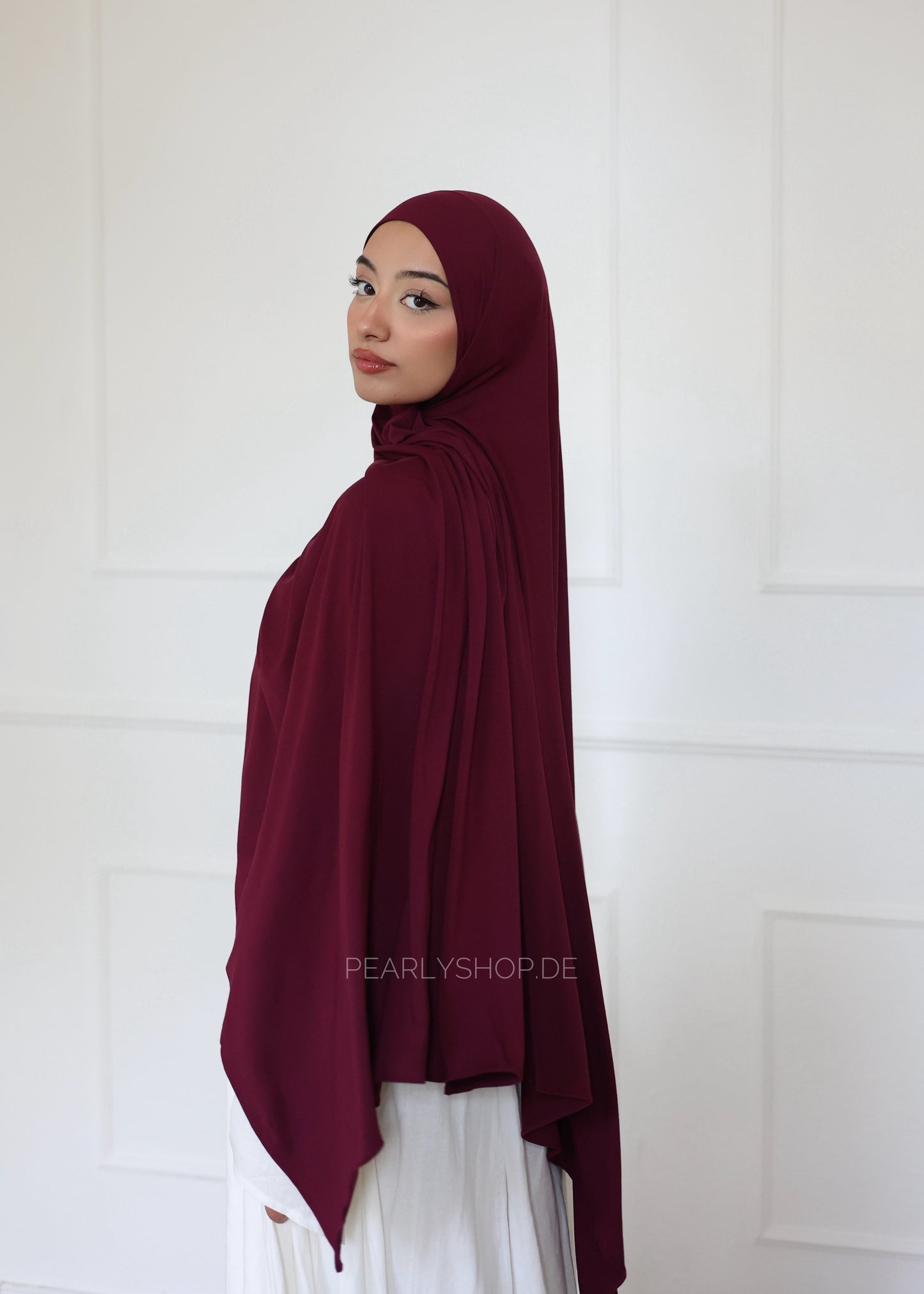 Breathable Bamboo Hijab BURGUNDY