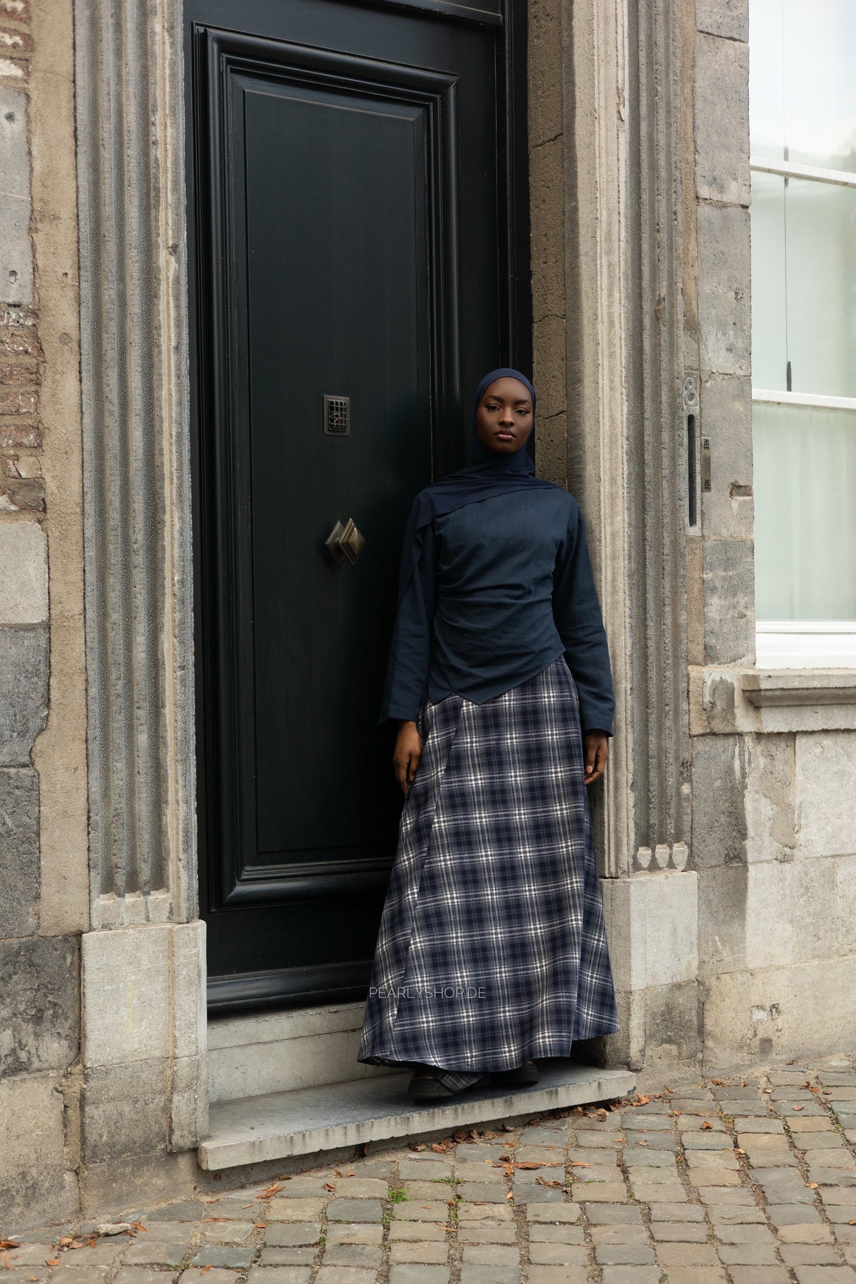Plaid Skirt BLUE