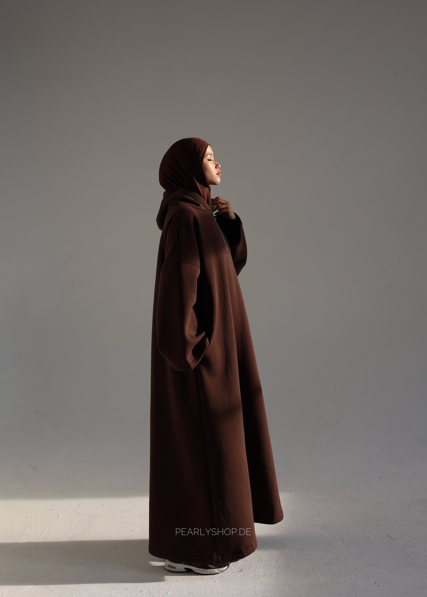 Hoodie Dress CHOCOLATE