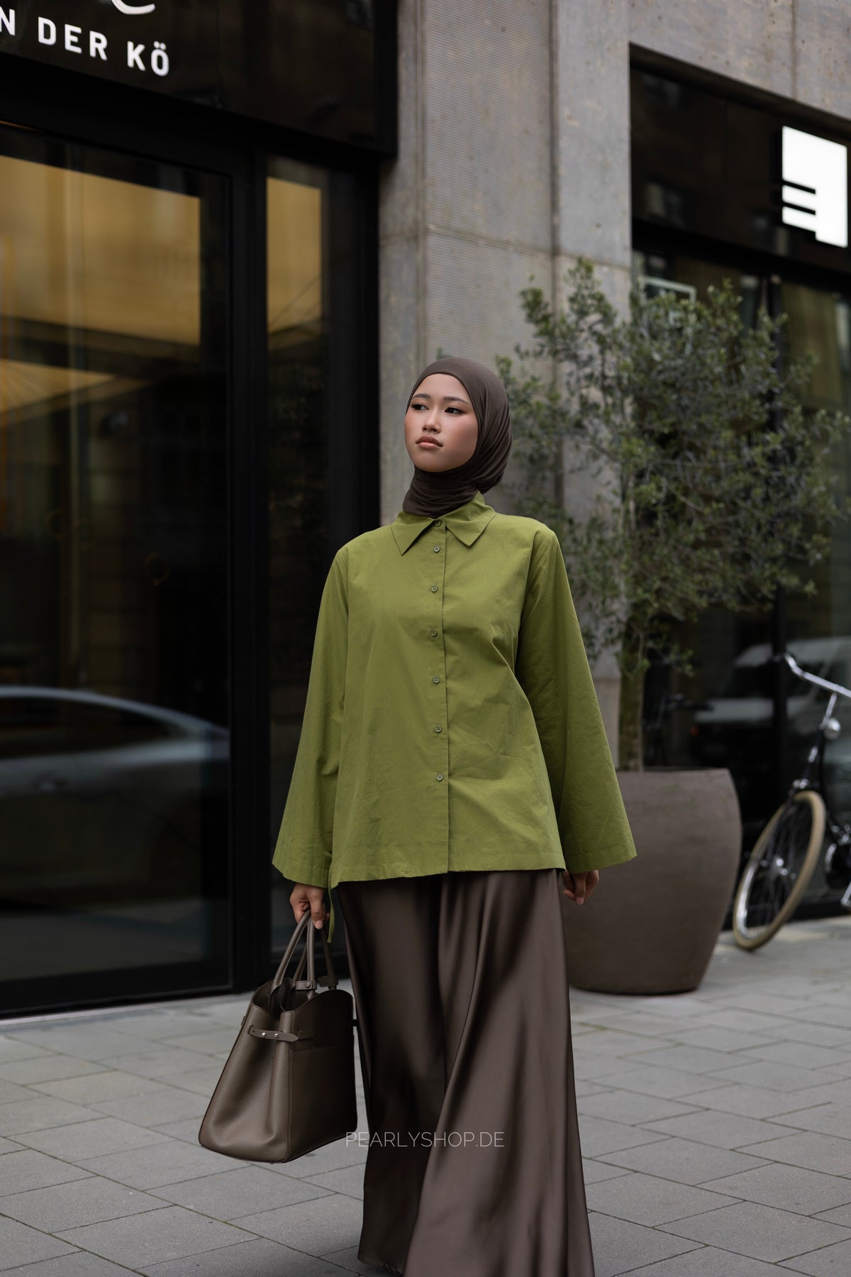 COTTON Blouse PESTO
