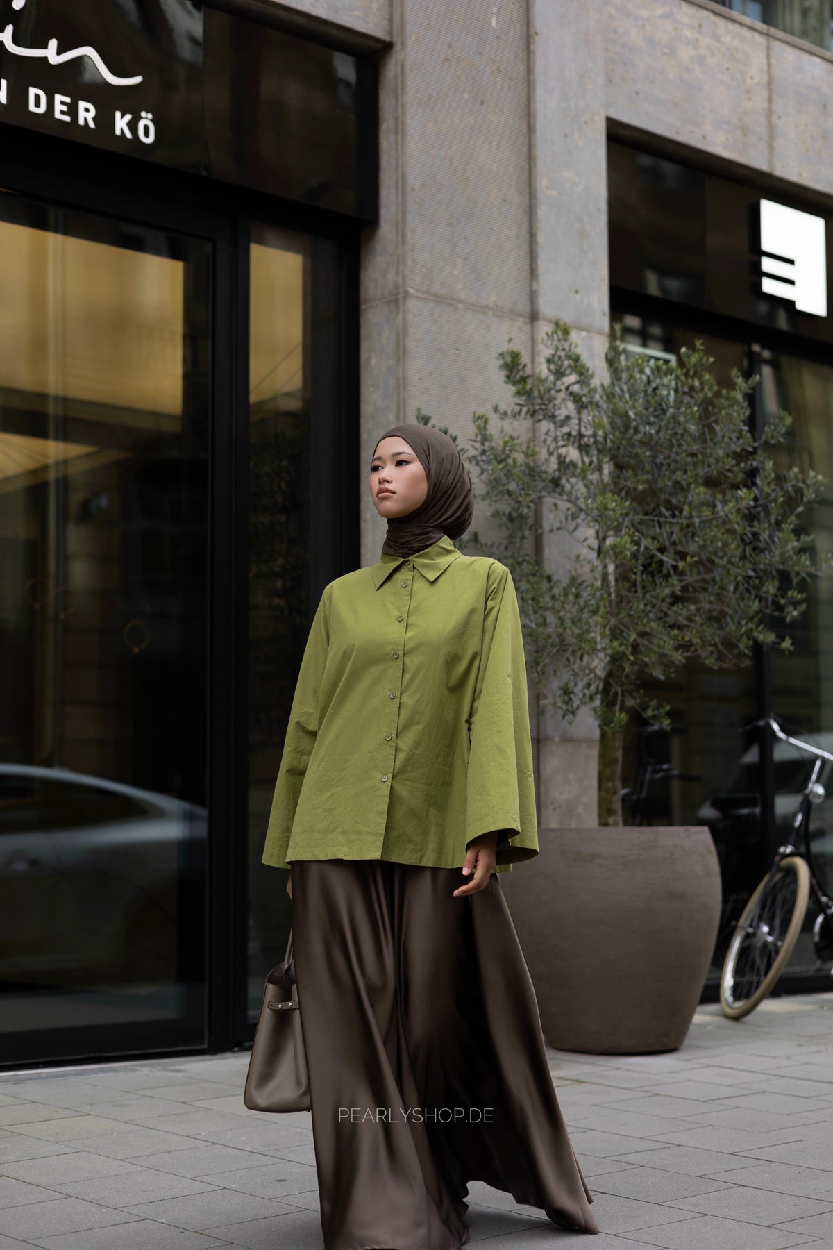 COTTON Blouse PESTO
