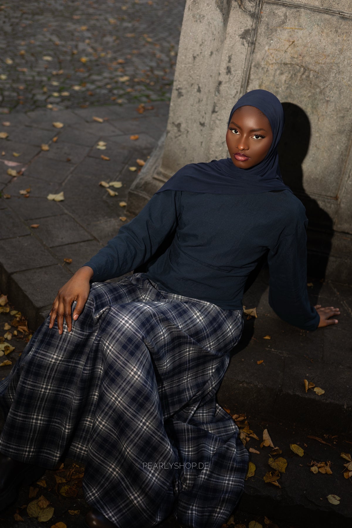 Plaid Skirt BLUE