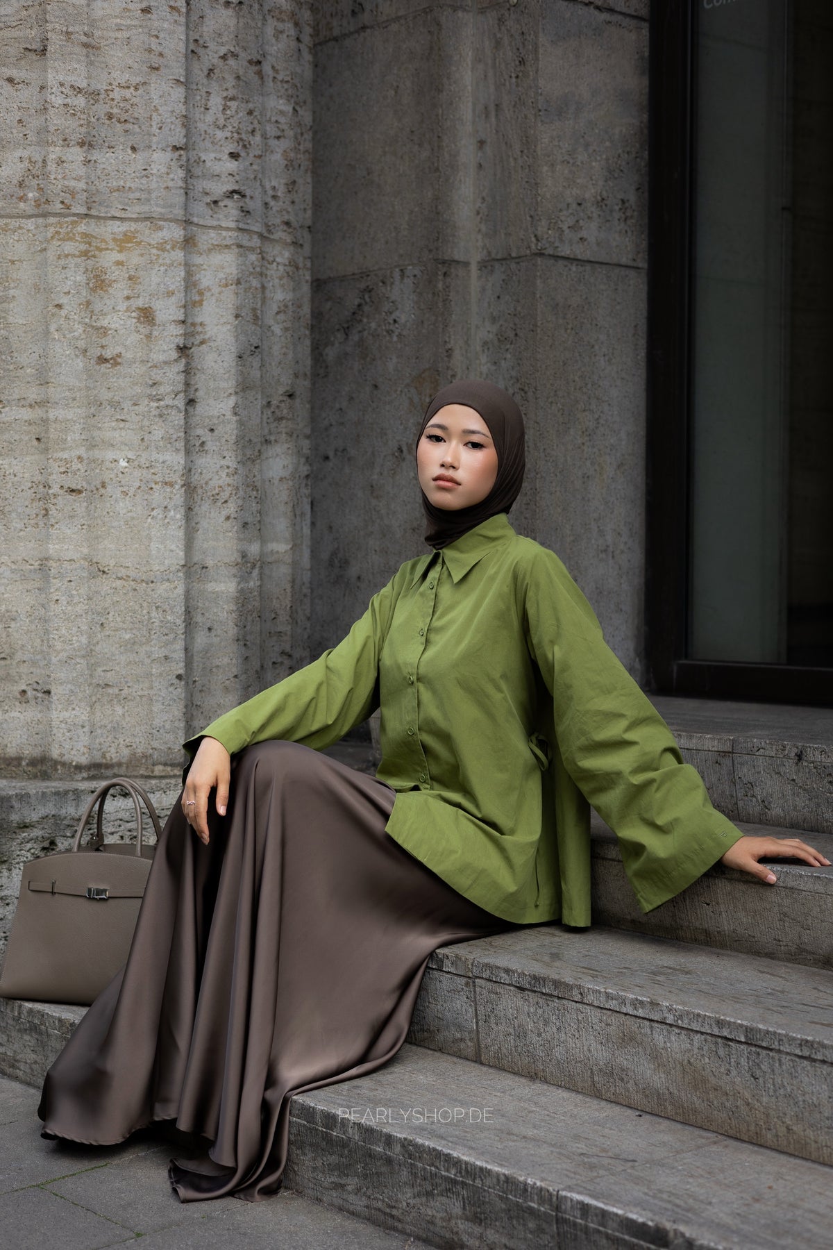 COTTON Blouse PESTO