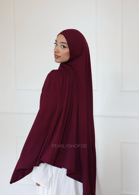 Breathable Bamboo Hijab BURGUNDY