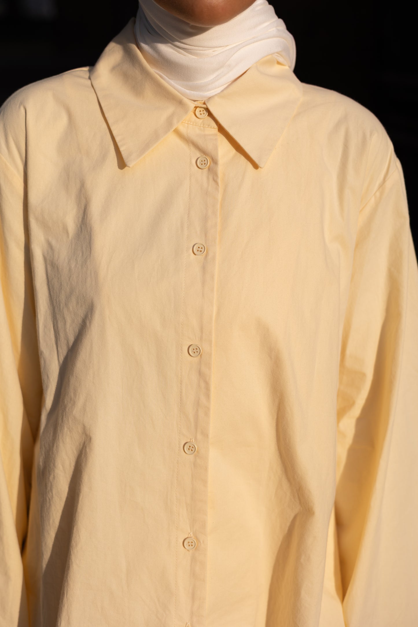 COTTON Blouse BUTTER YELLOW