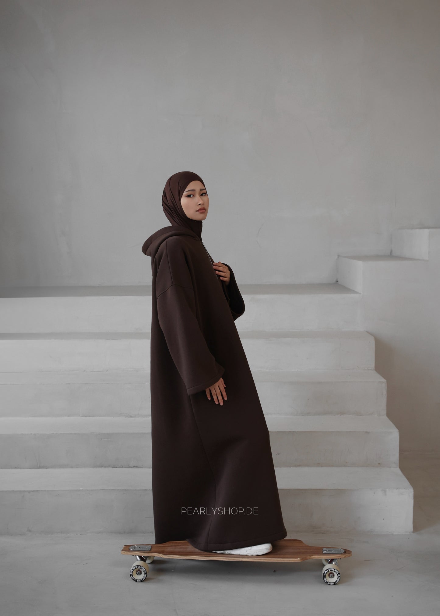 Hoodie Dress CHOCOLATE