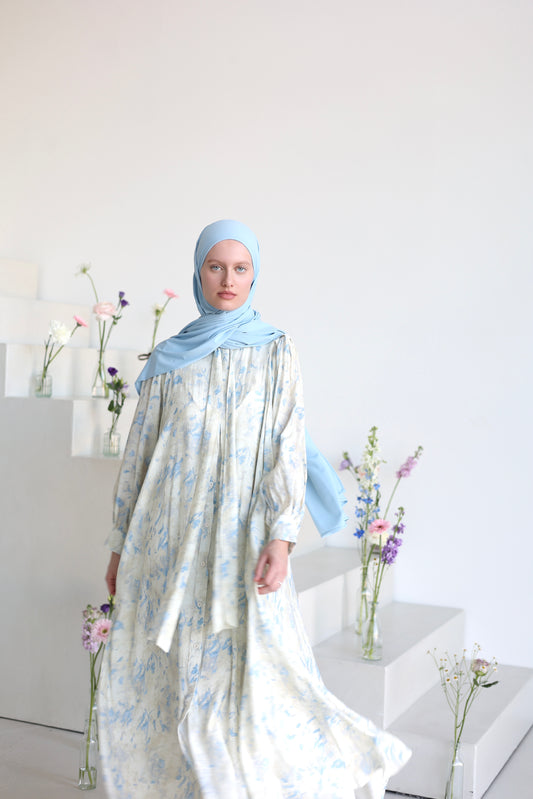 Aquarell Dress CORNFLOWER