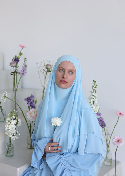 Chiffon Khimar SKY