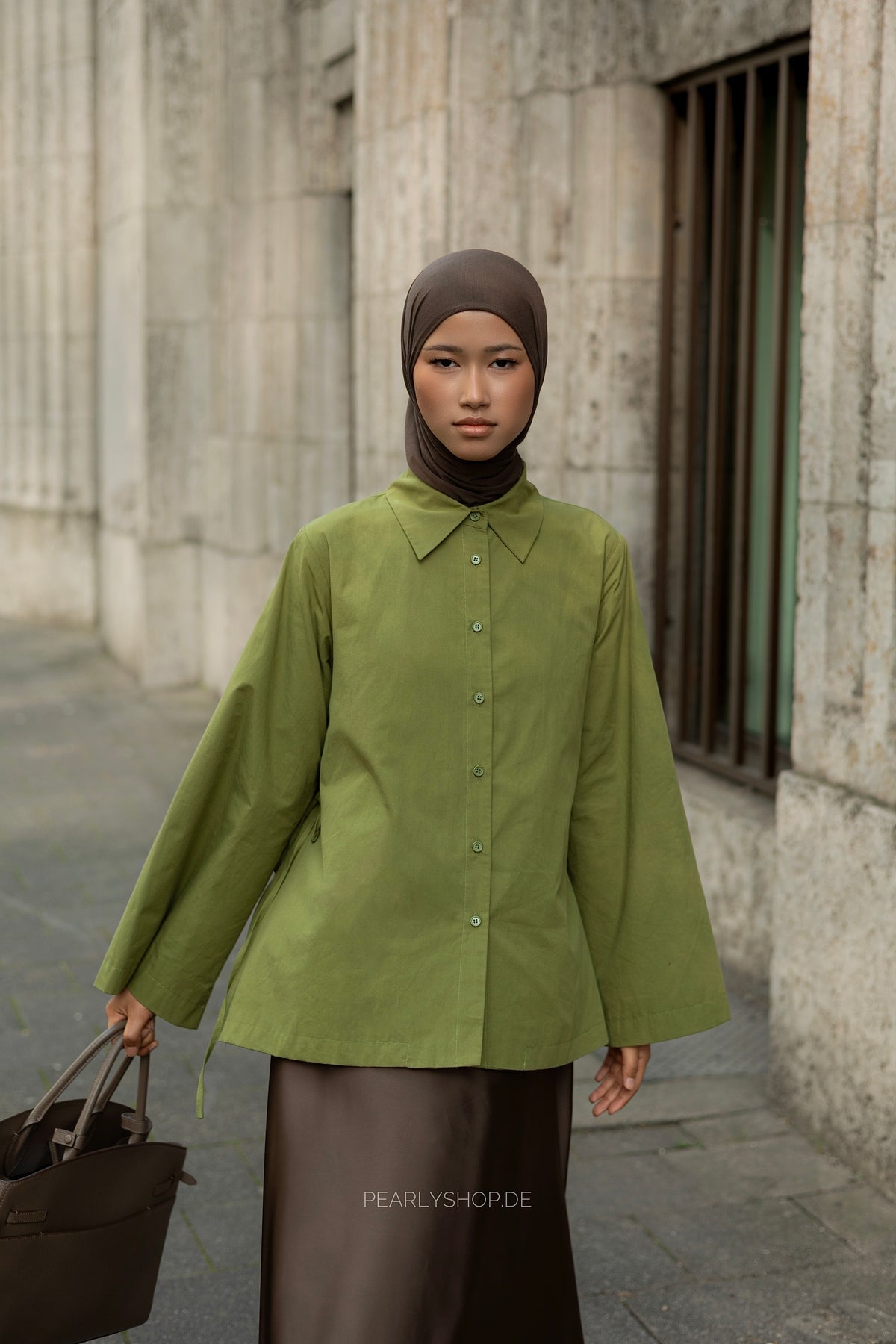 COTTON Blouse PESTO