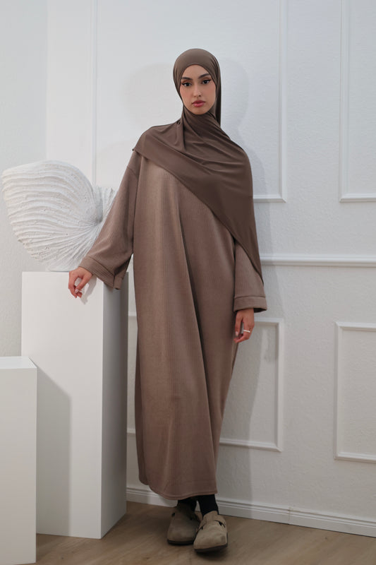 sweater dress CAPPUCINO