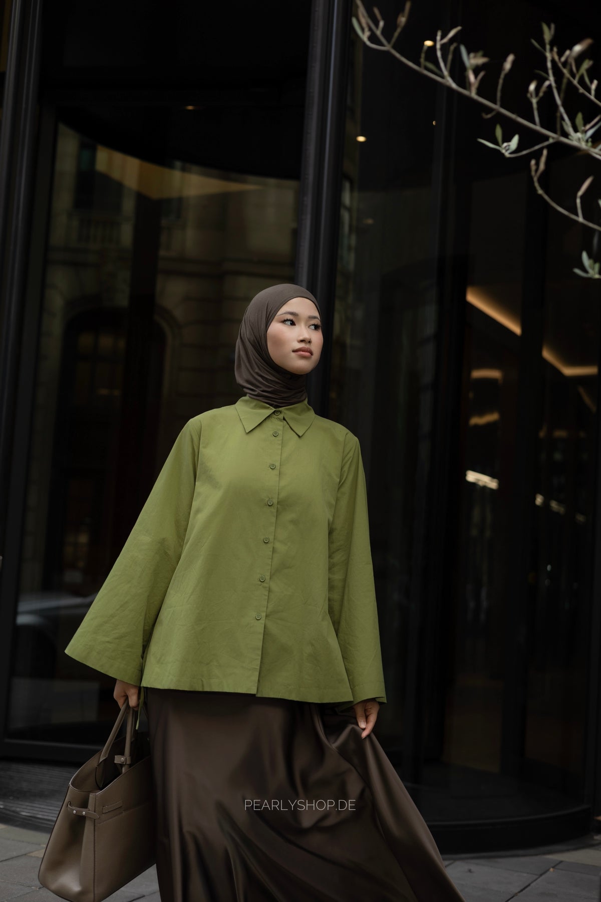 COTTON Blouse PESTO
