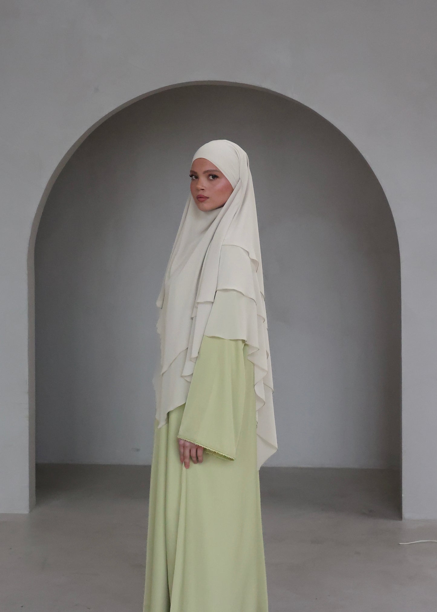 Chiffon Khimar OAT MILK