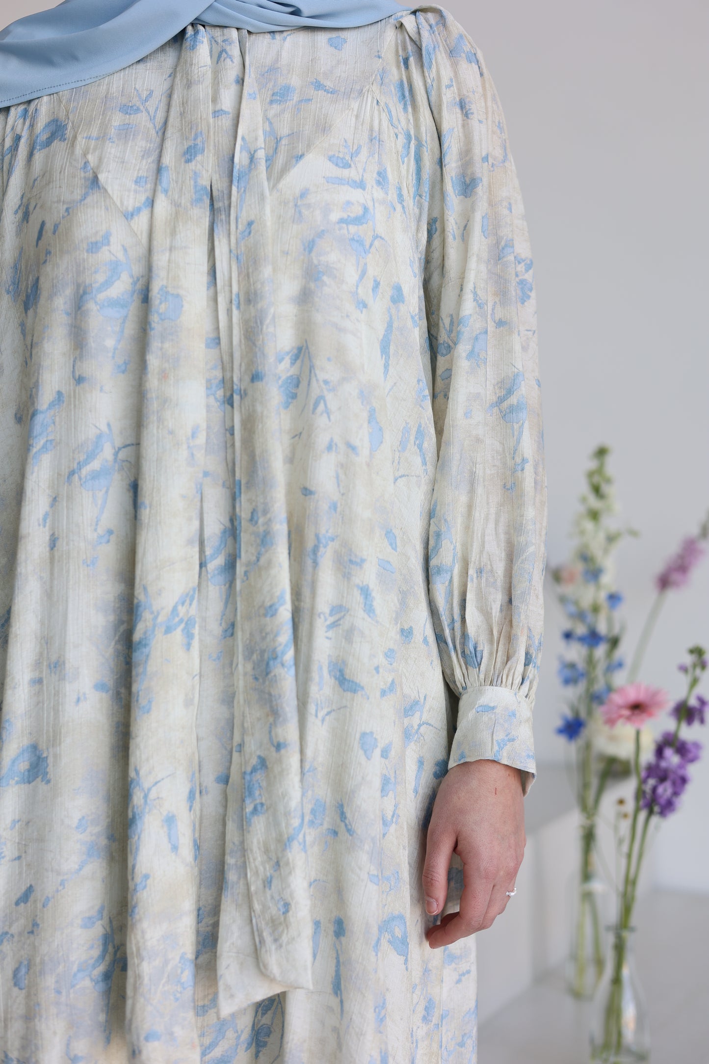 Aquarell Dress CORNFLOWER