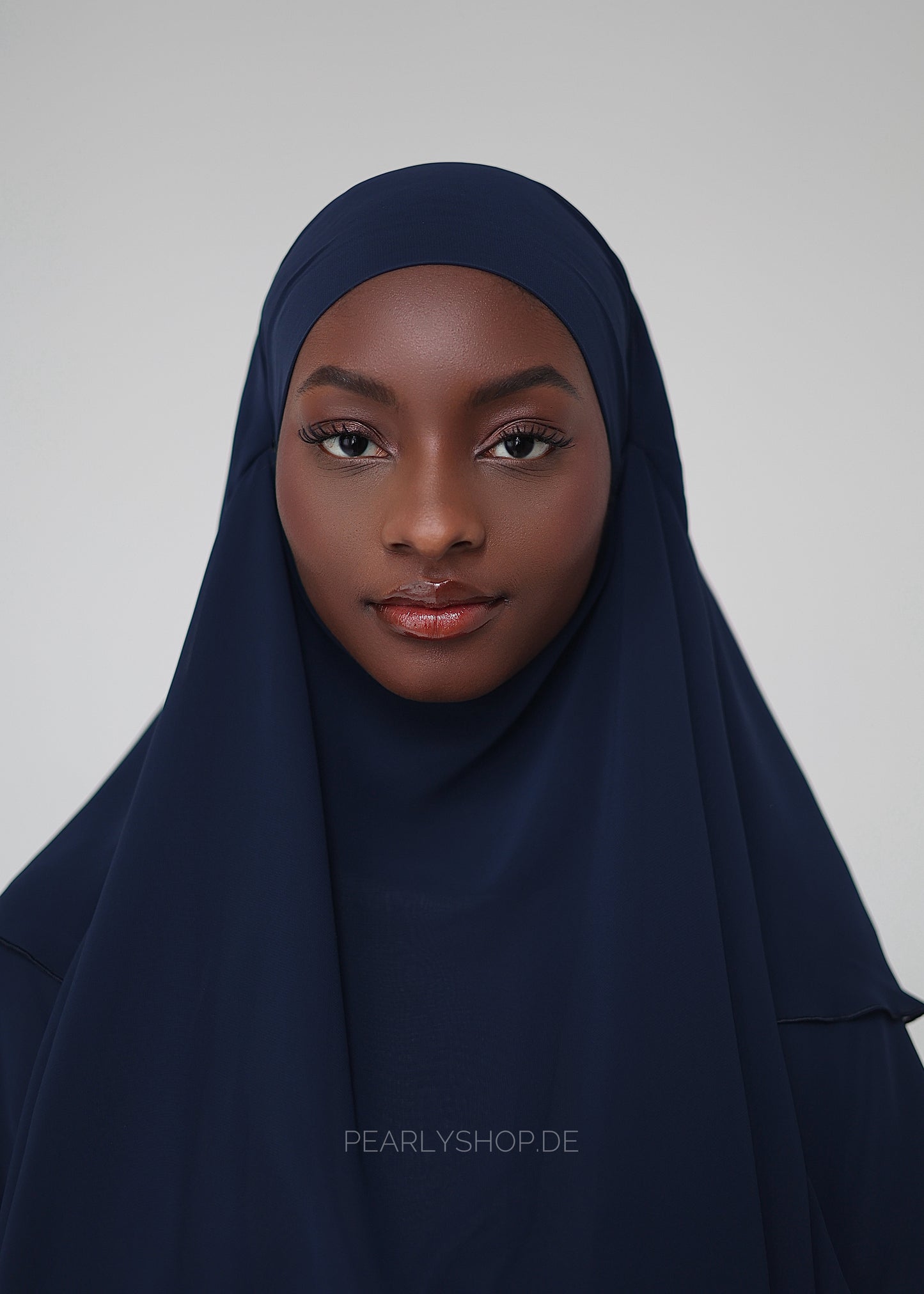 Chiffon Khimar MIDNIGHT BLUE