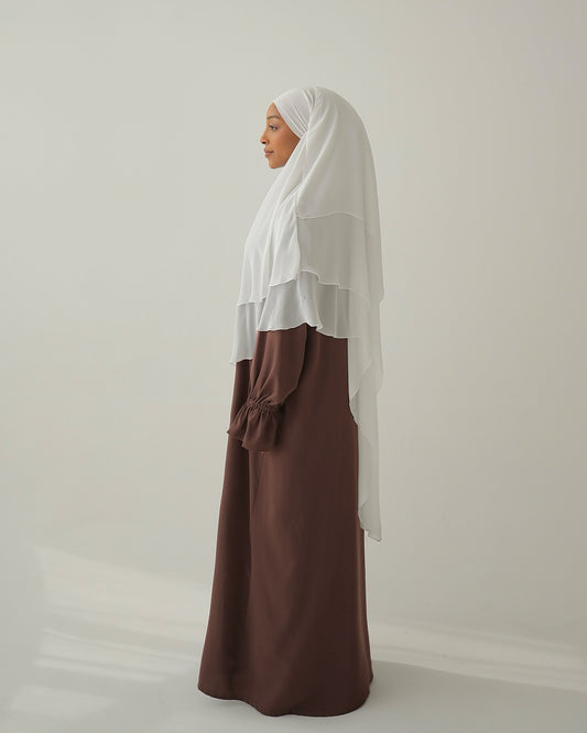Romantic Abaya COFFEE