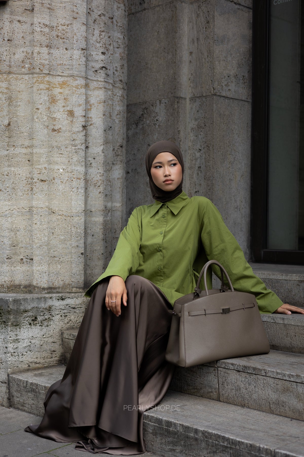 COTTON Blouse PESTO