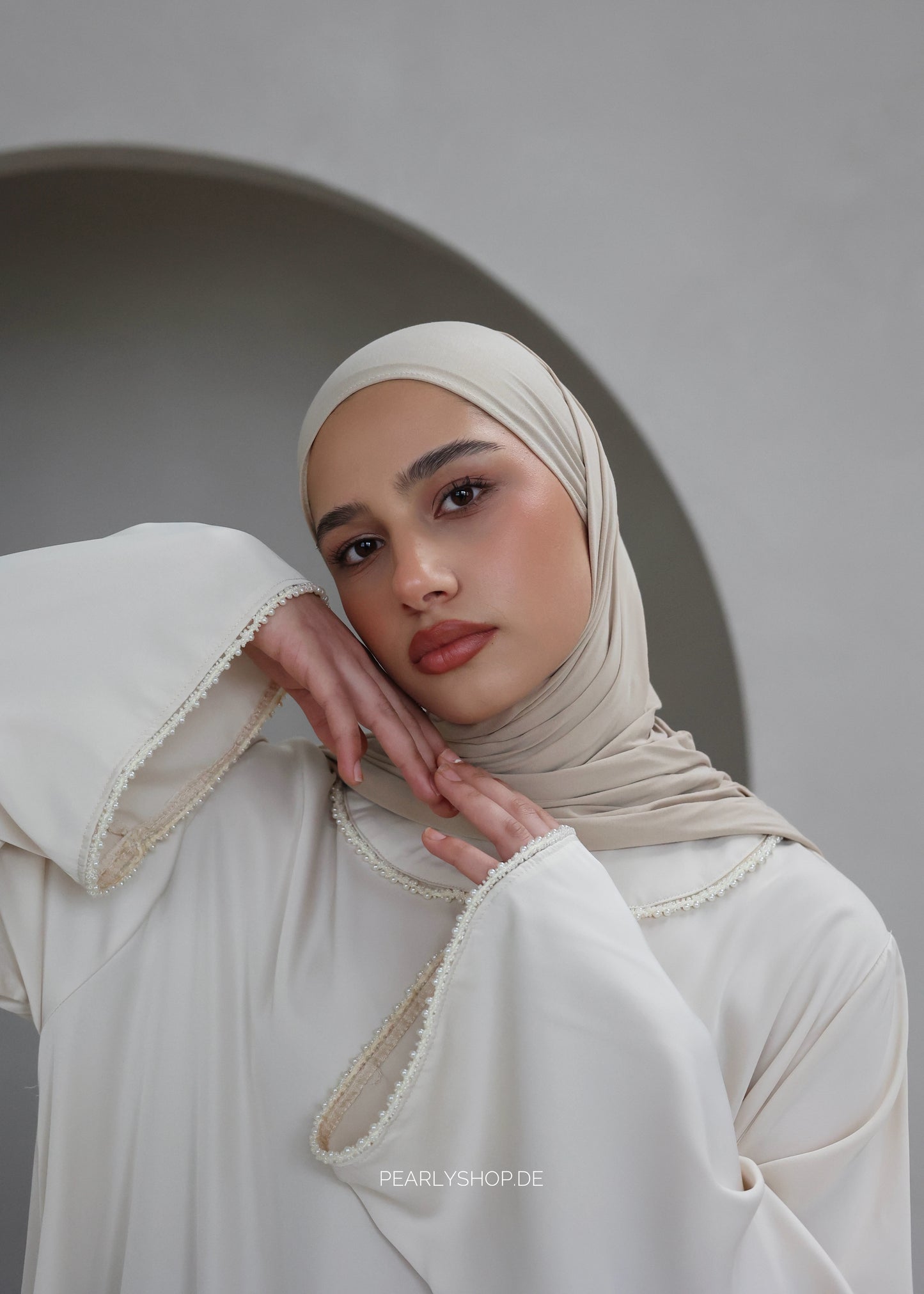 Abaya IMAN Cream