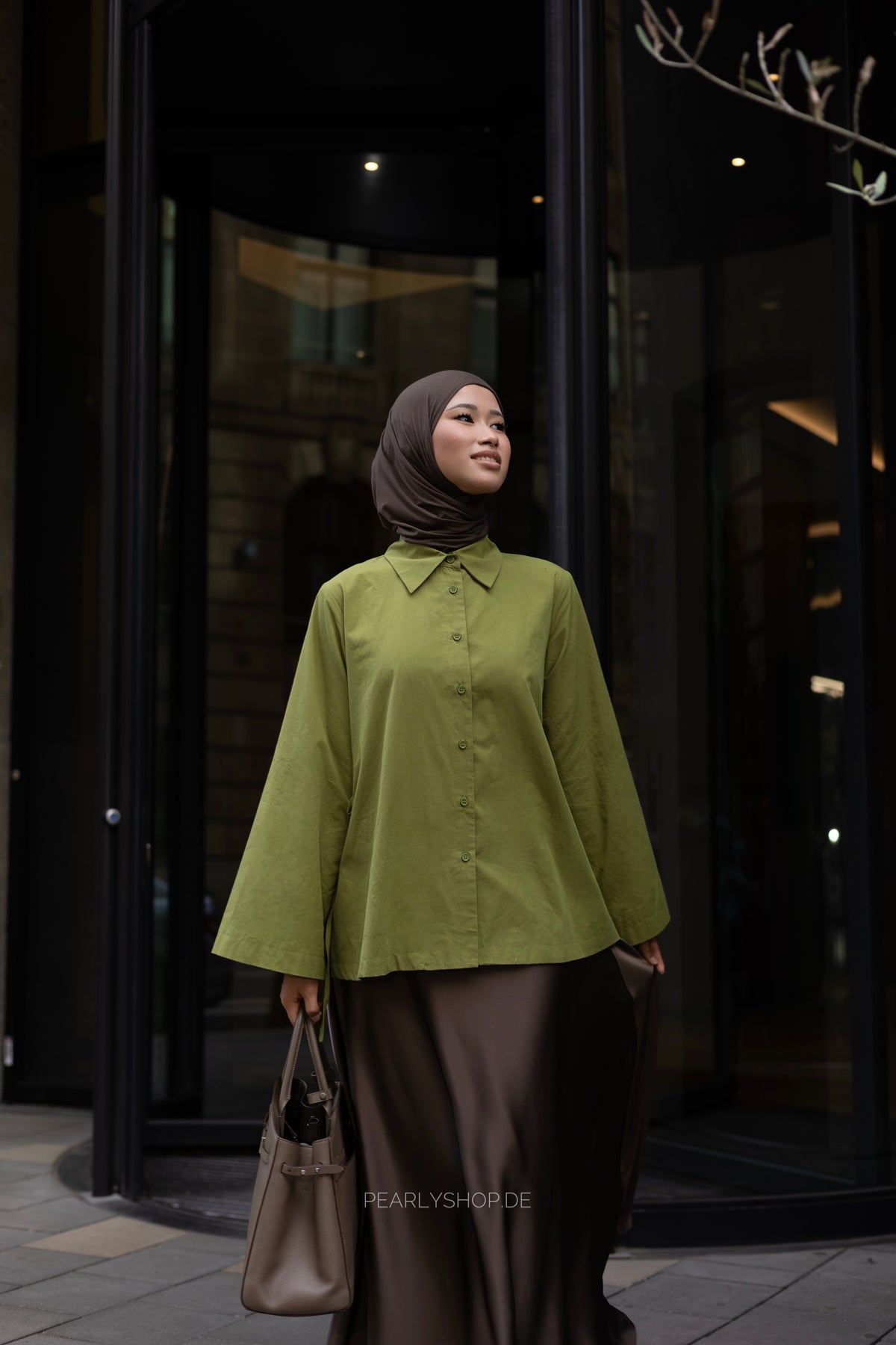 COTTON Blouse PESTO
