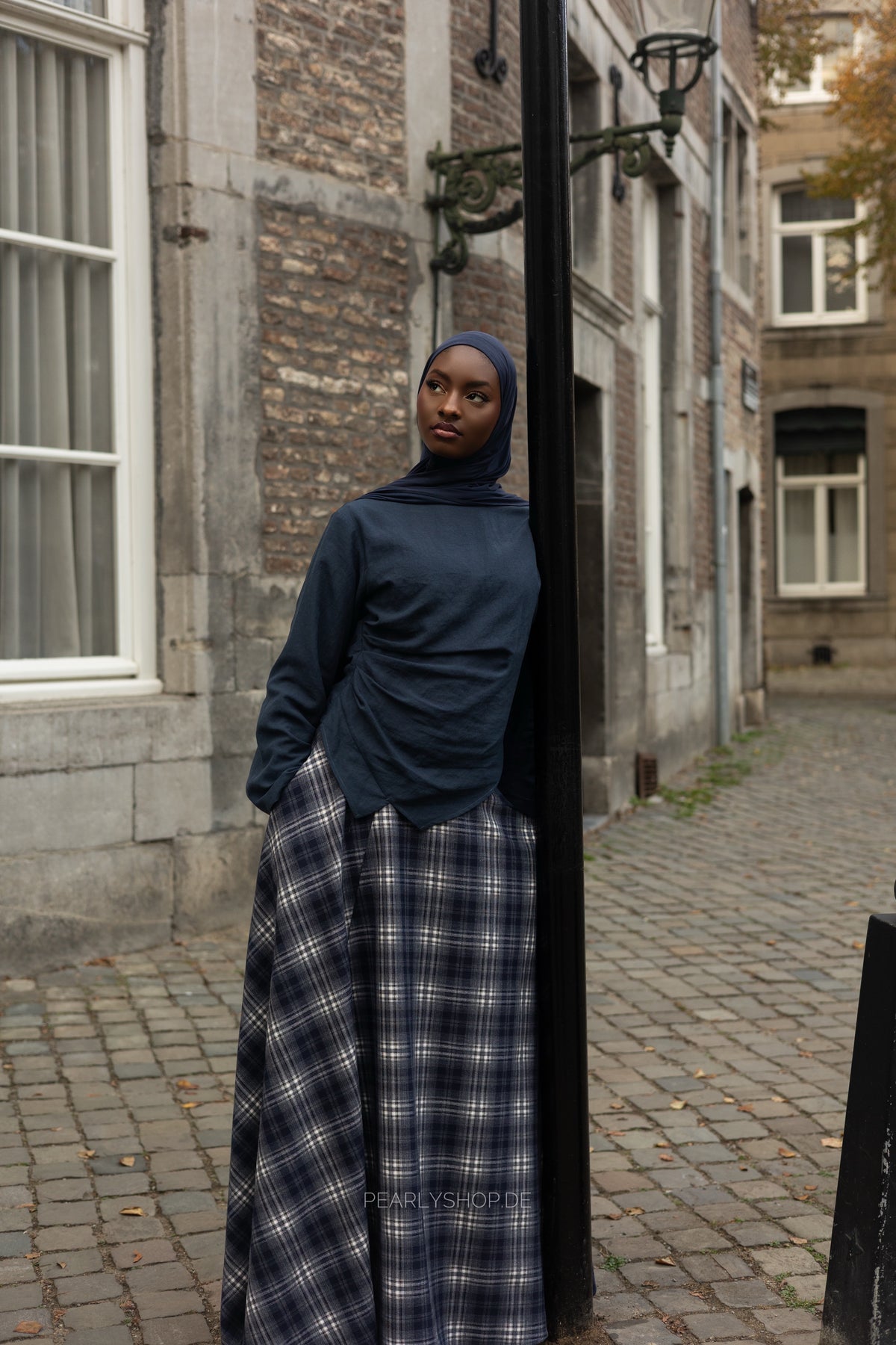 Plaid Skirt BLUE