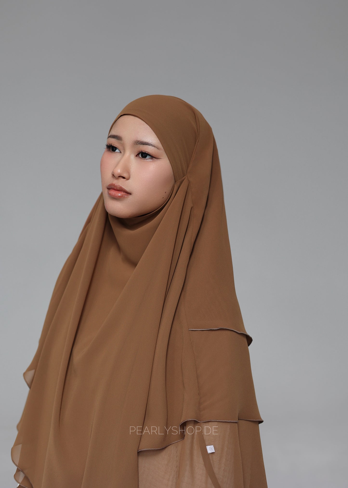 Chiffon Khimar TOFFEE