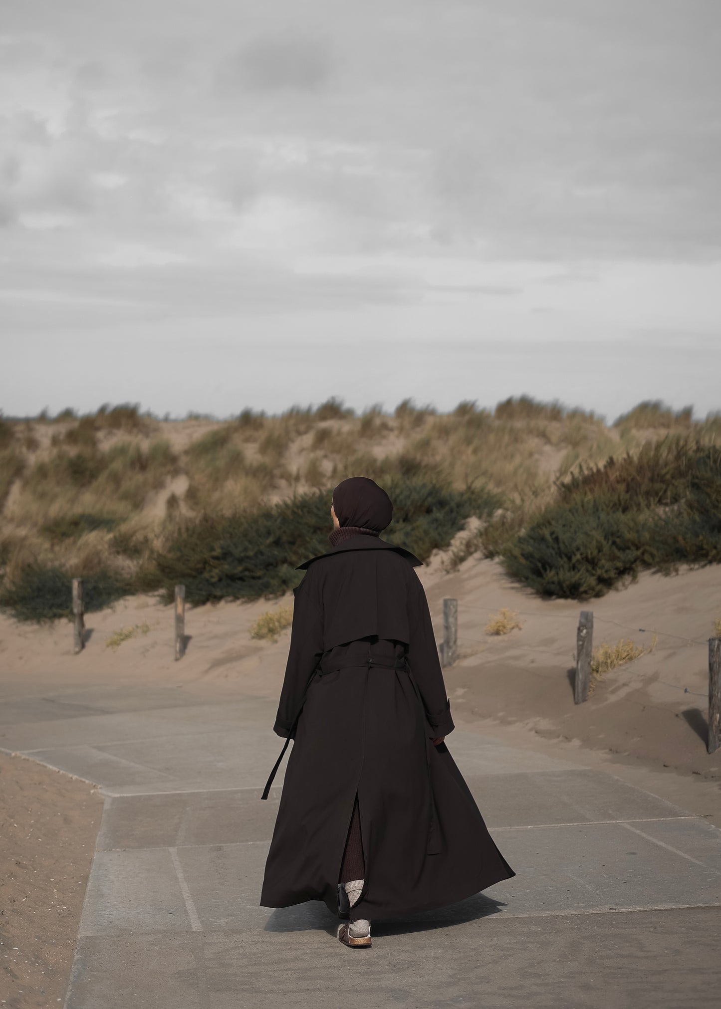 PEARLY STUDIO Trenchcoat DARK BROWN