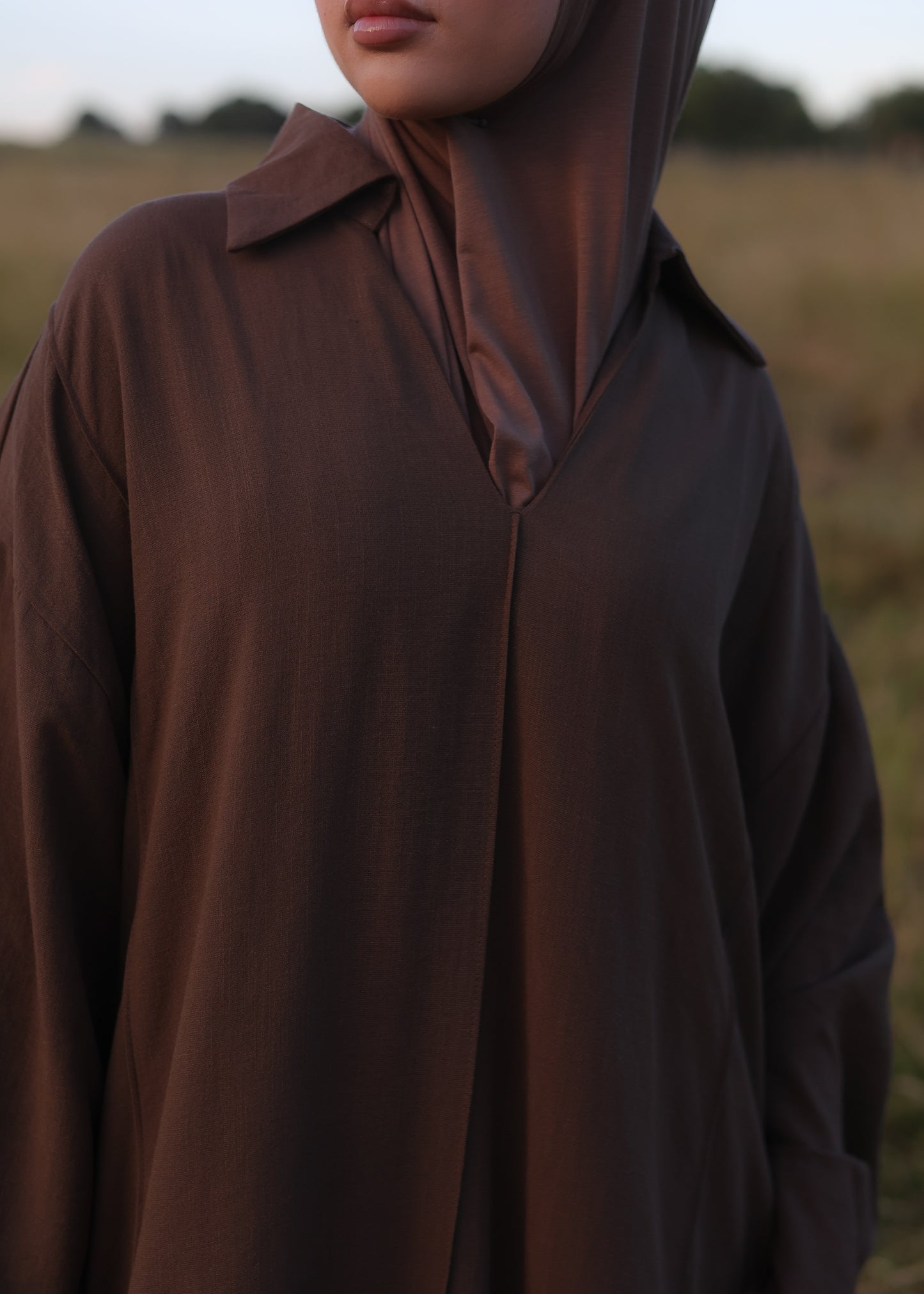 Dress SUNDAY Brown
