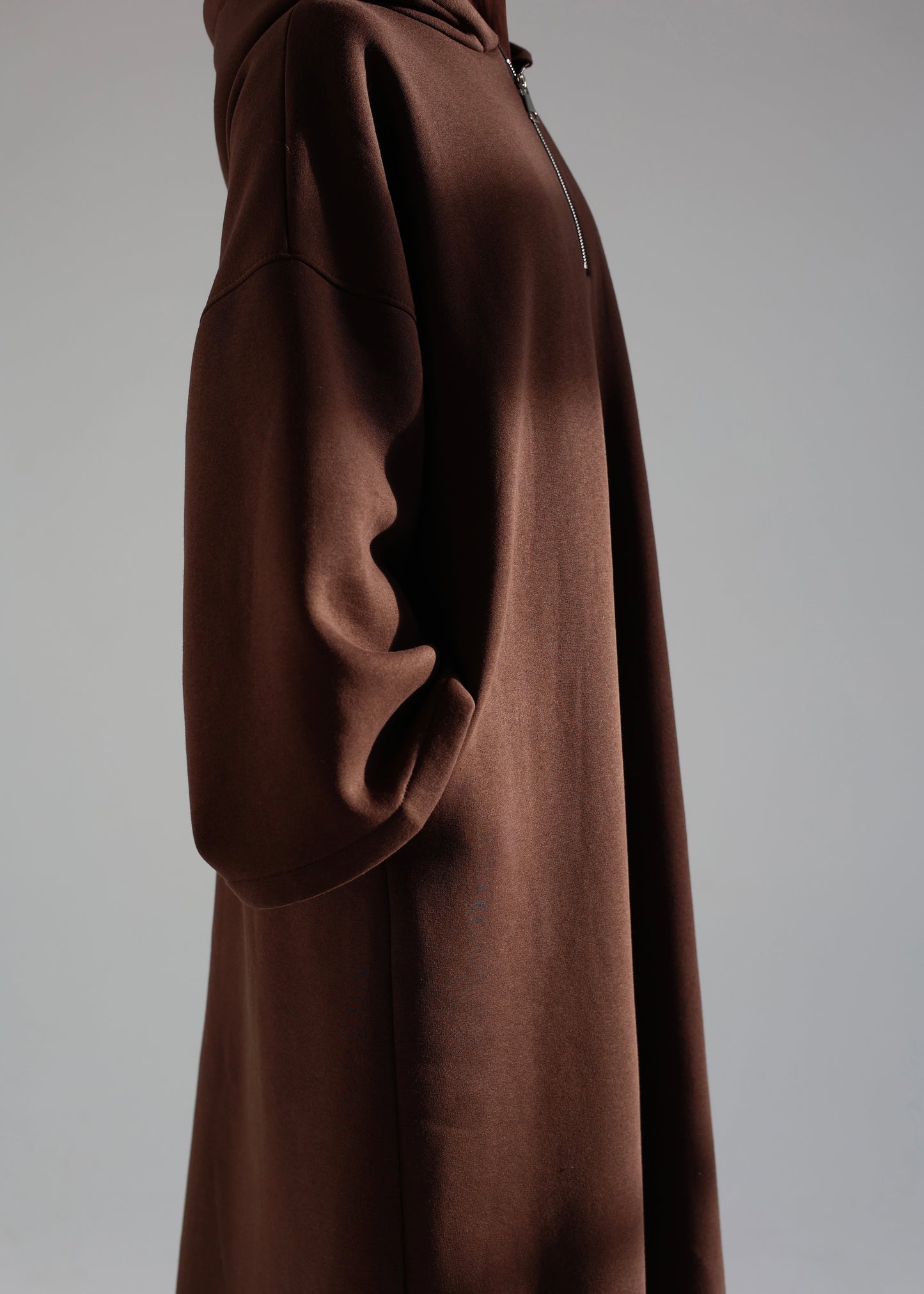 Hoodie Dress CHOCOLATE