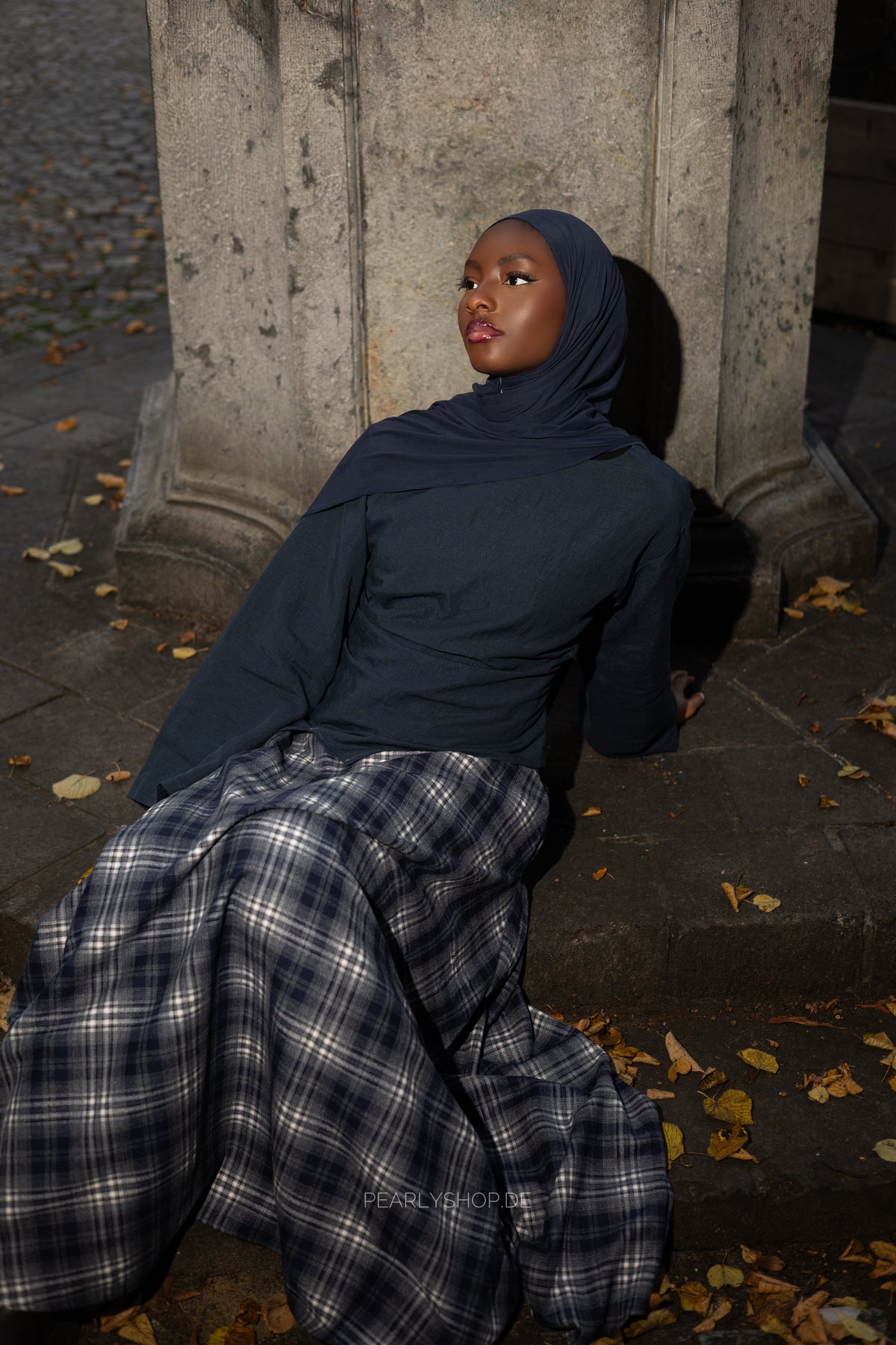 Plaid Skirt BLUE