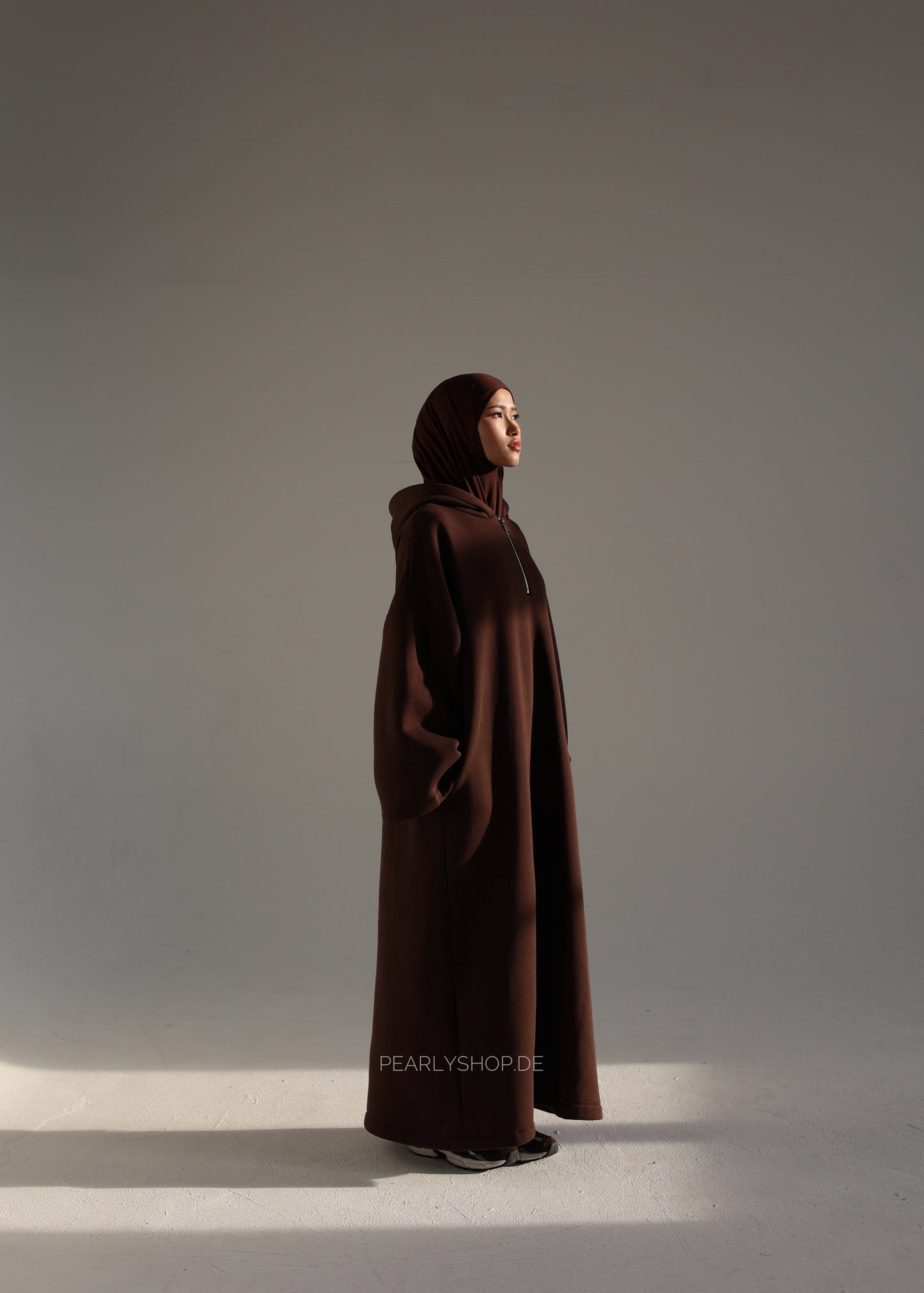 Hoodie Dress CHOCOLATE