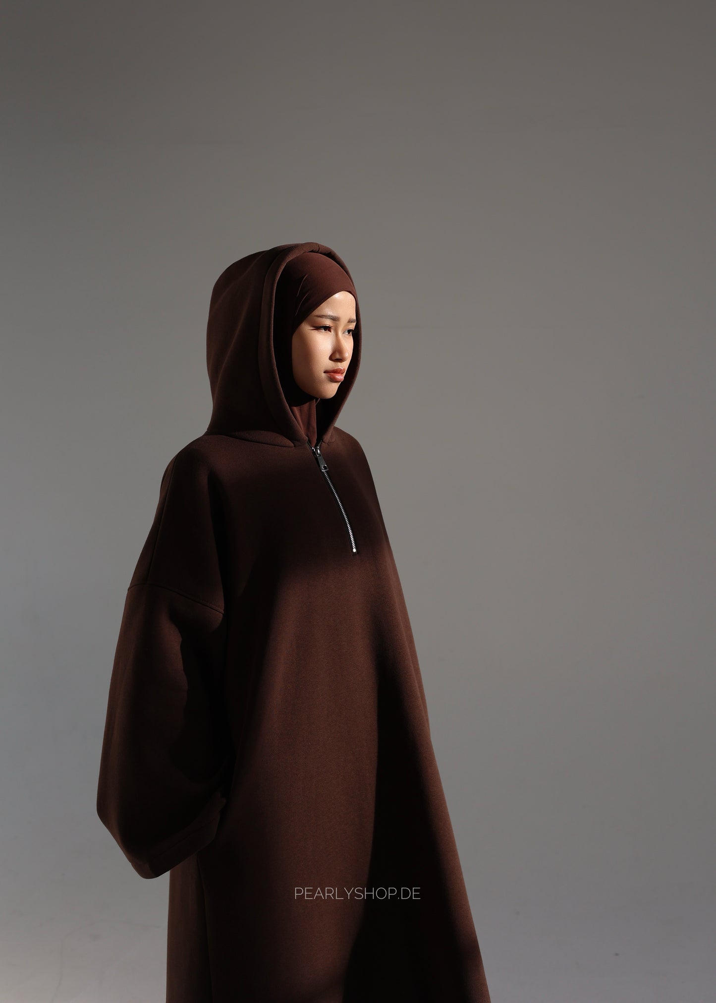 Hoodie Dress CHOCOLATE