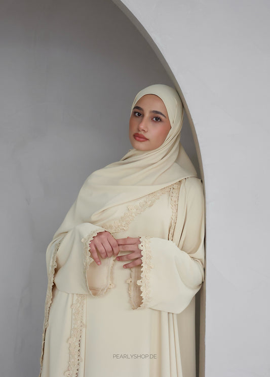 Abaya DUA Butter Yellow