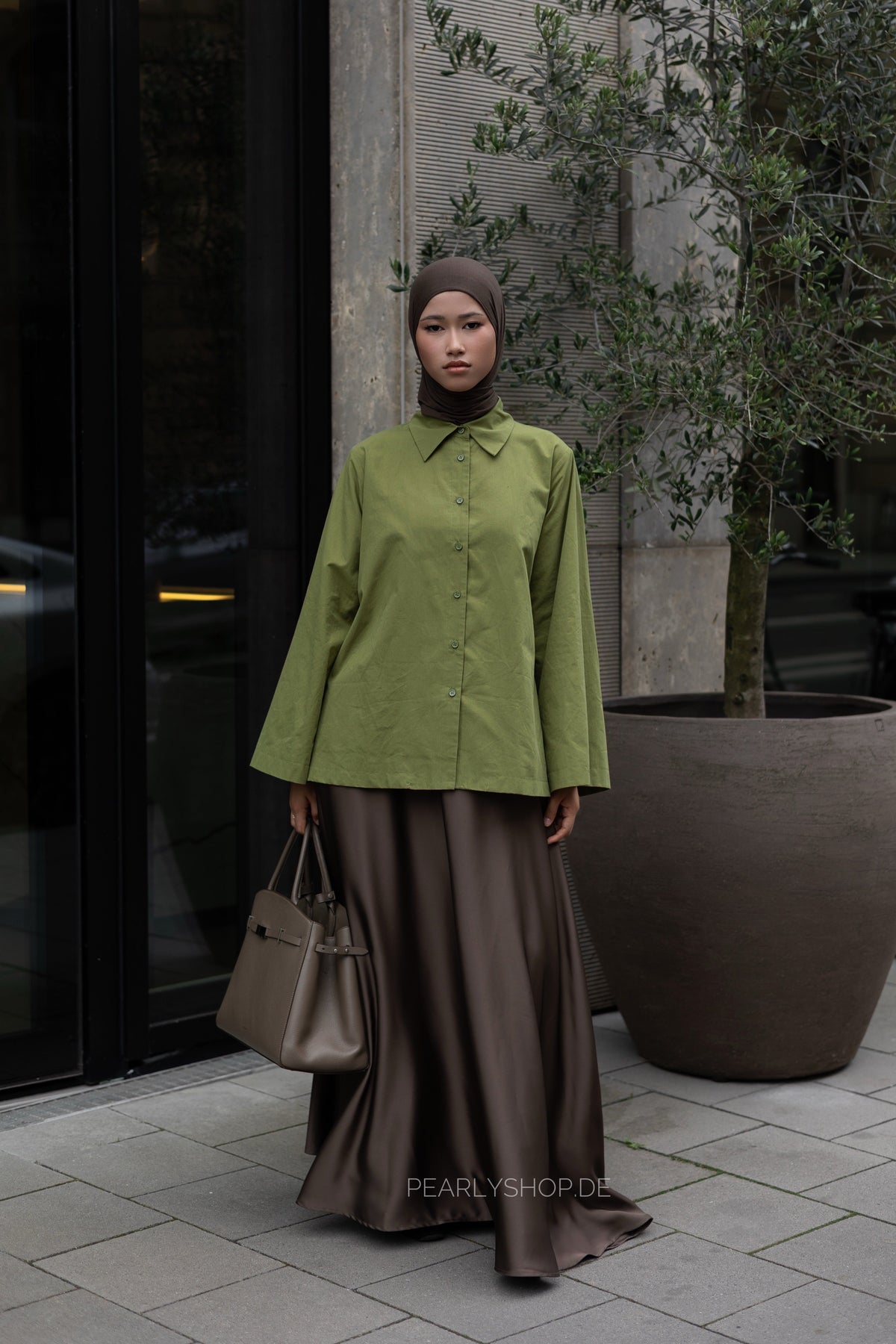 COTTON Blouse PESTO